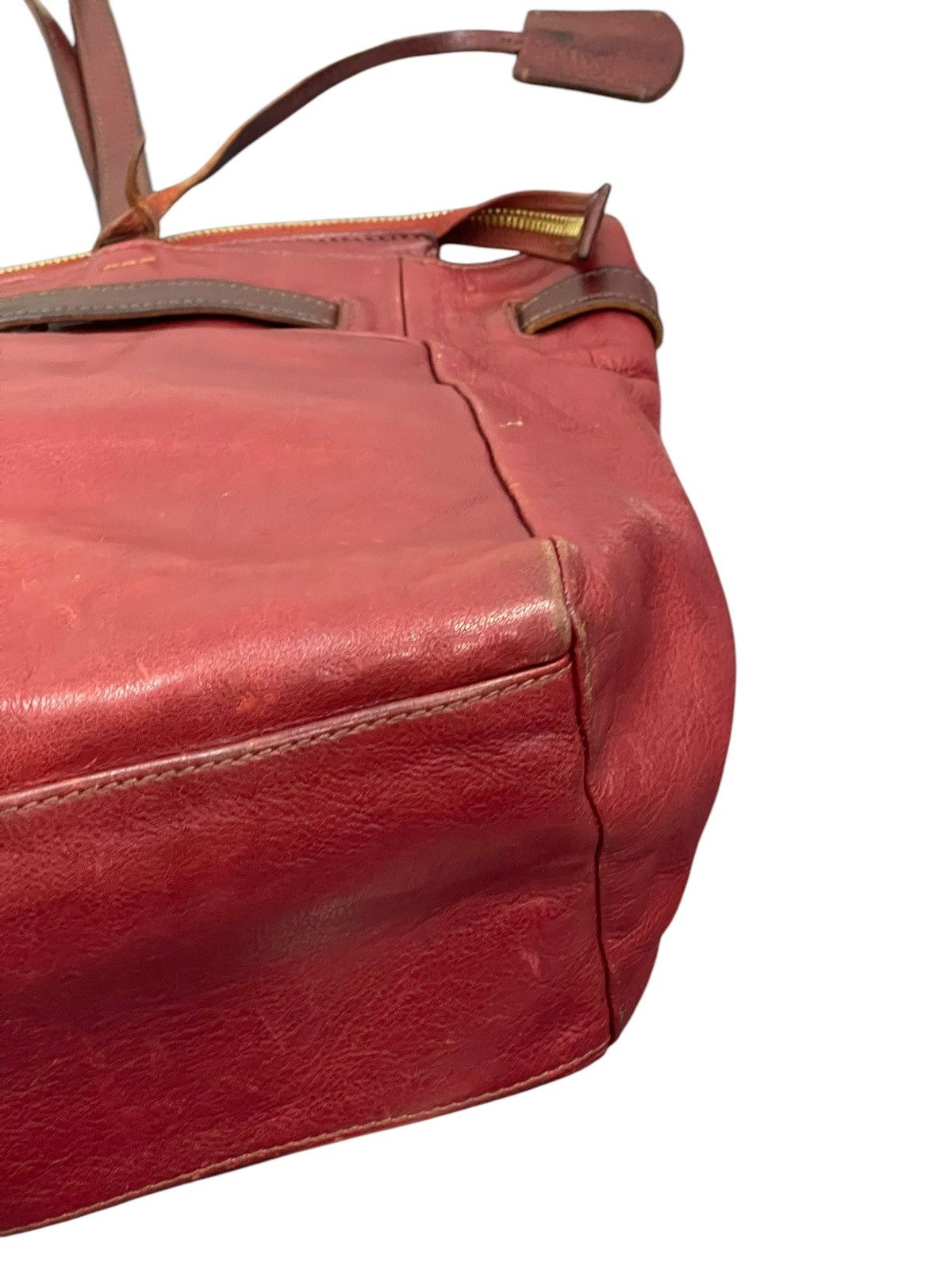 Genuine Leather Full Leather Genten Japan Tote Shoulder Bag 1🟩3 Size ONE SIZE - 9 Thumbnail