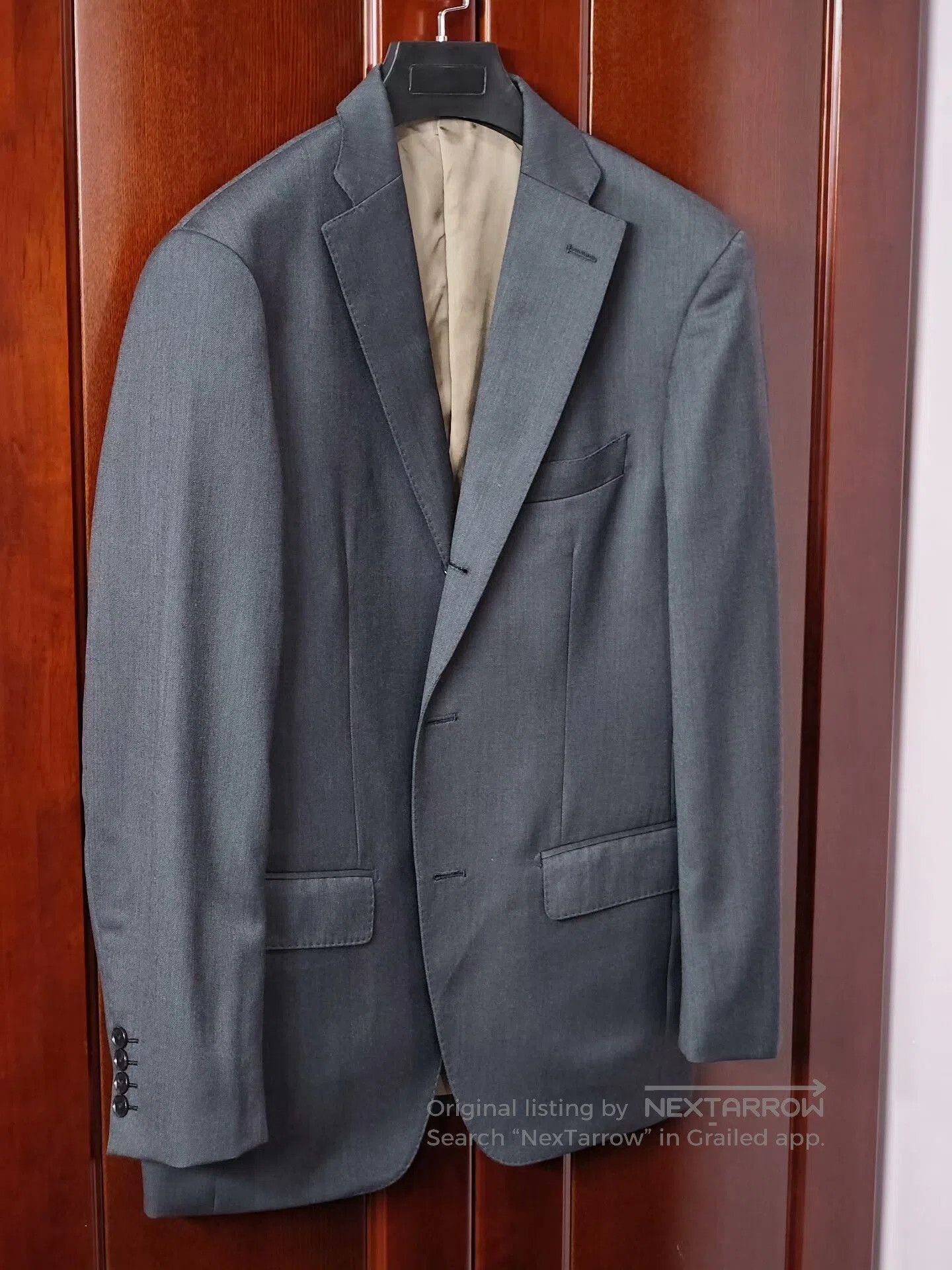 Tallia Italian Custom Wool Suit Jacket. Size US M / EU 48-50 / 2 - 1 Thumbnail
