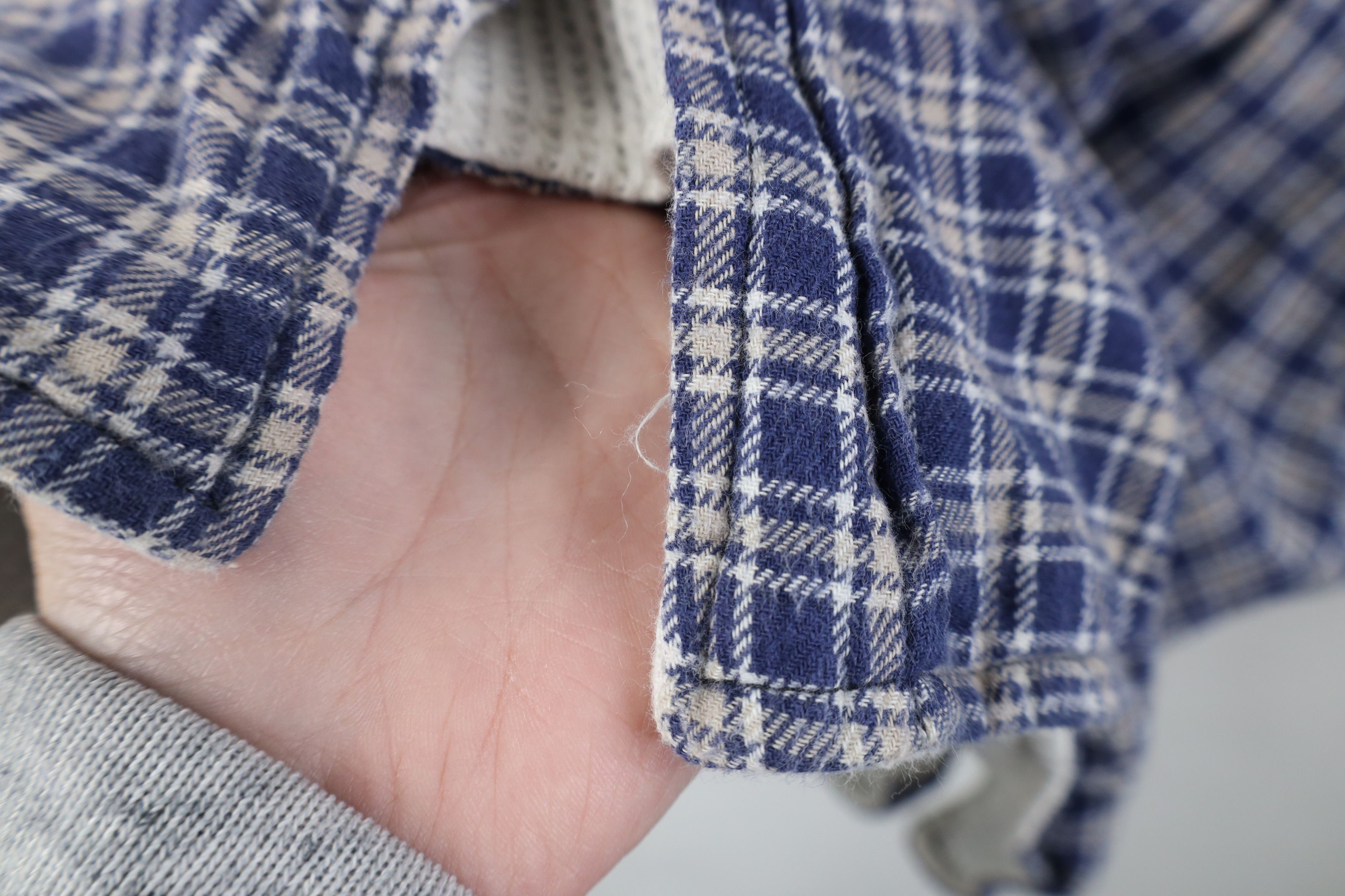 Vintage Vintage 90s Streetwear Waffle Lined Flannel Shirt Jacket Size US L / EU 52-54 / 3 - 6 Thumbnail