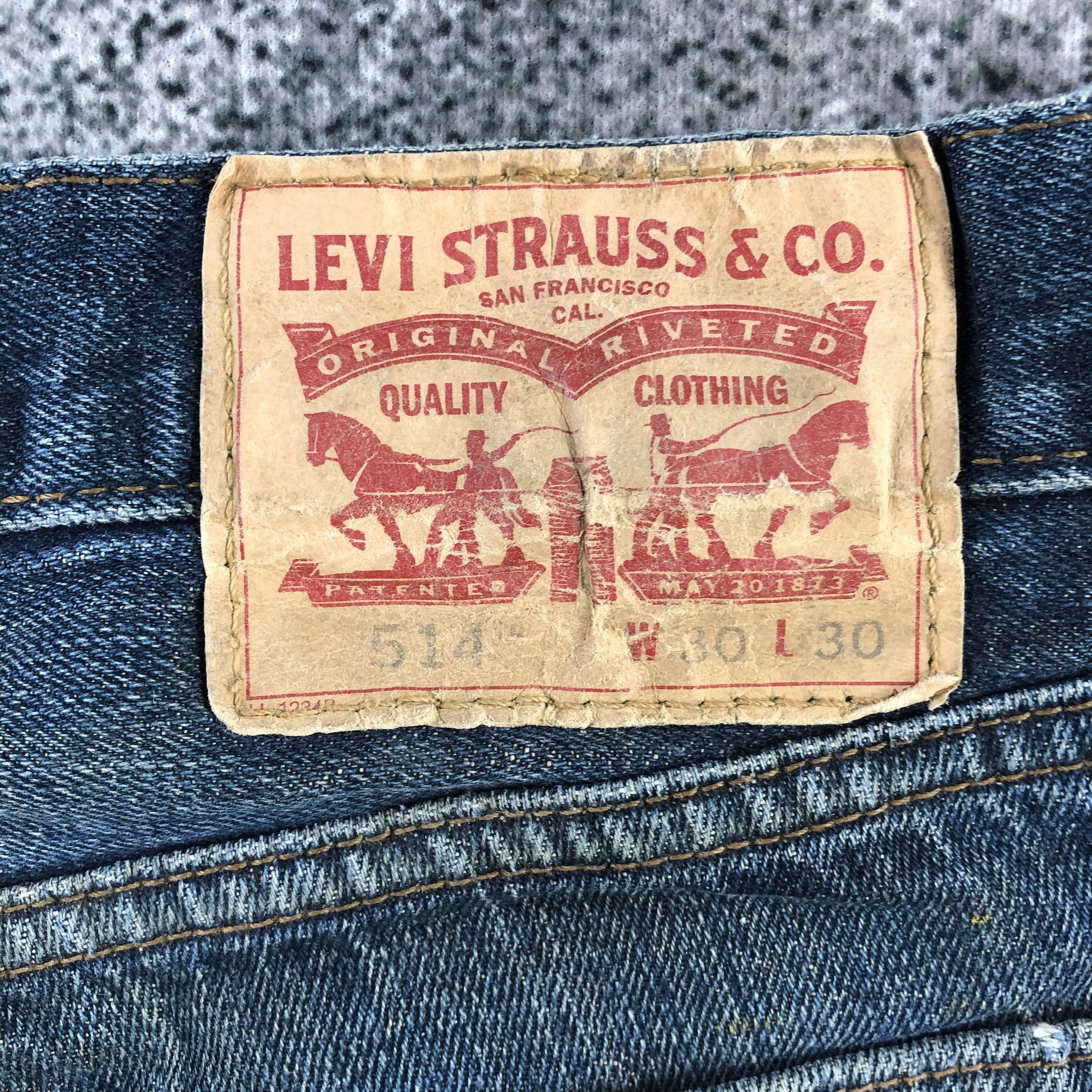 Levi's Vintage Levi's 514 Jeans Dark Wash Denim KJ988 Size US 30 / EU 46 - 5 Thumbnail