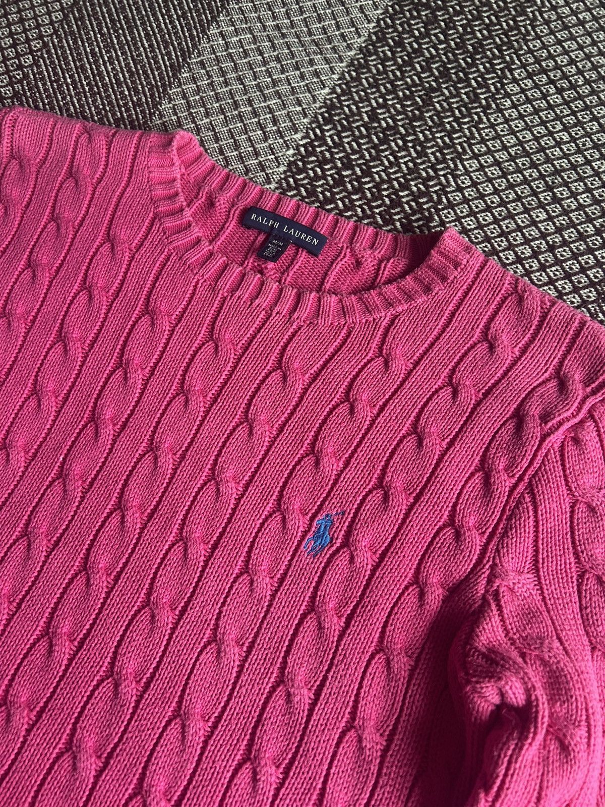 Polo Ralph Lauren Polo Ralph Lauren Cable Knit Sweater Rare Size M Streetwear Size M / US 6-8 / IT 42-44 - 6 Thumbnail