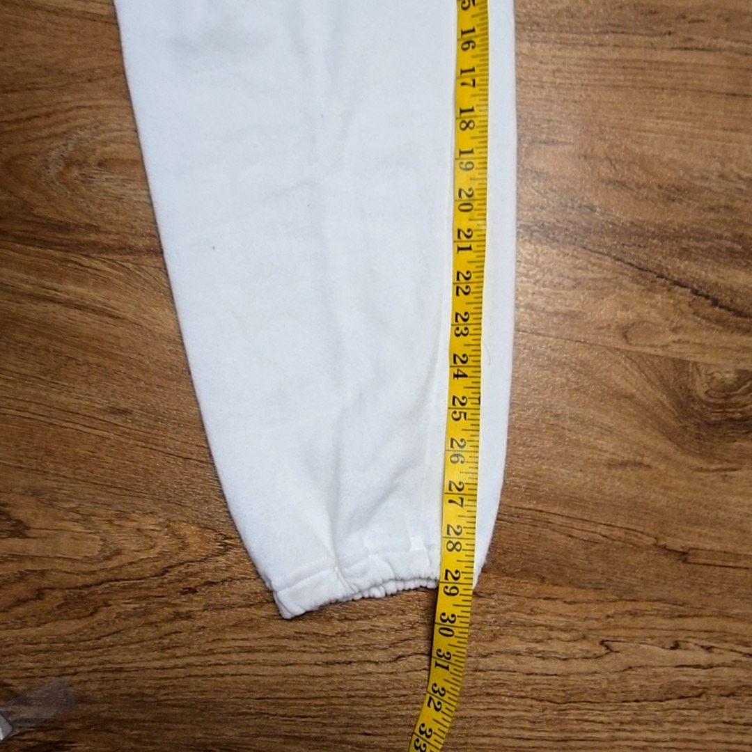 Jerzees Vintage Jerzees Sweatpants Elastic Waist White XL Joggers Size US 36 / EU 52 - 11 Thumbnail