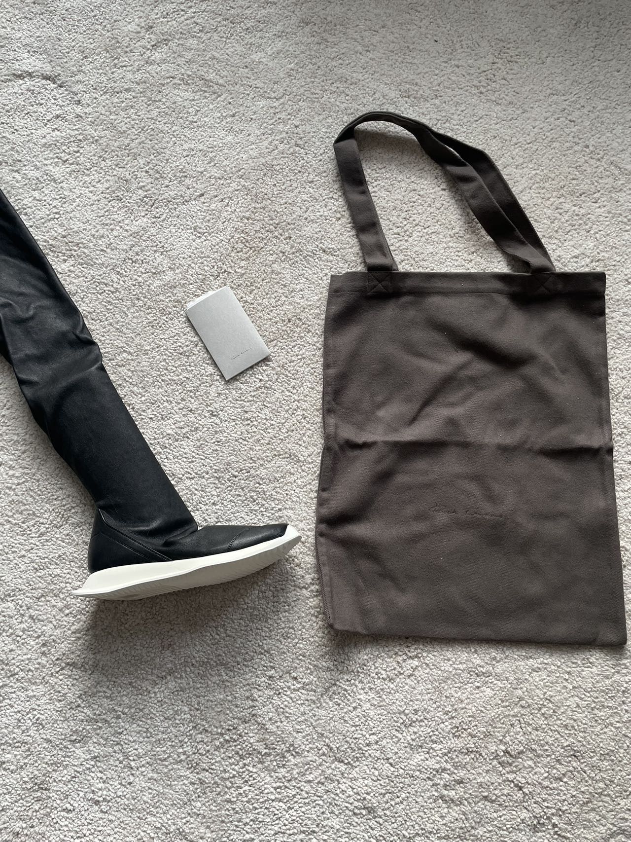 Rick Owens Rick Owens Oblique Runner Stocking Boots Size US 6 / IT 36 - 8 Thumbnail