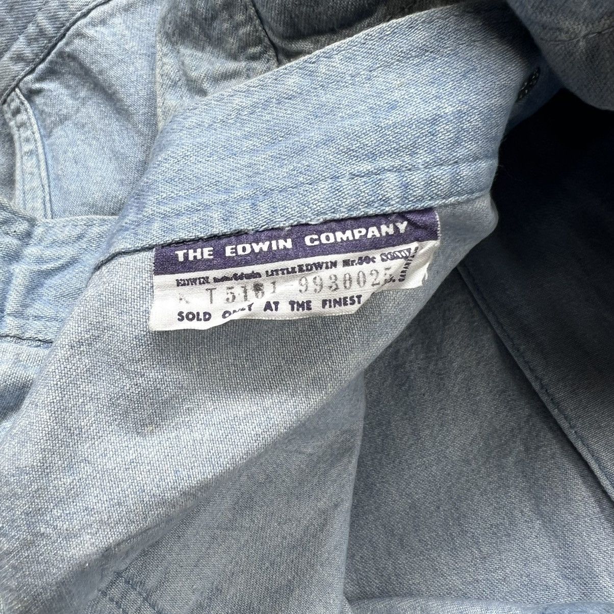 Edwin 1990’s Edwin Mr.50c 4 Pocket Trucker Denim Jacket Size US M / EU 48-50 / 2 - 7 Thumbnail