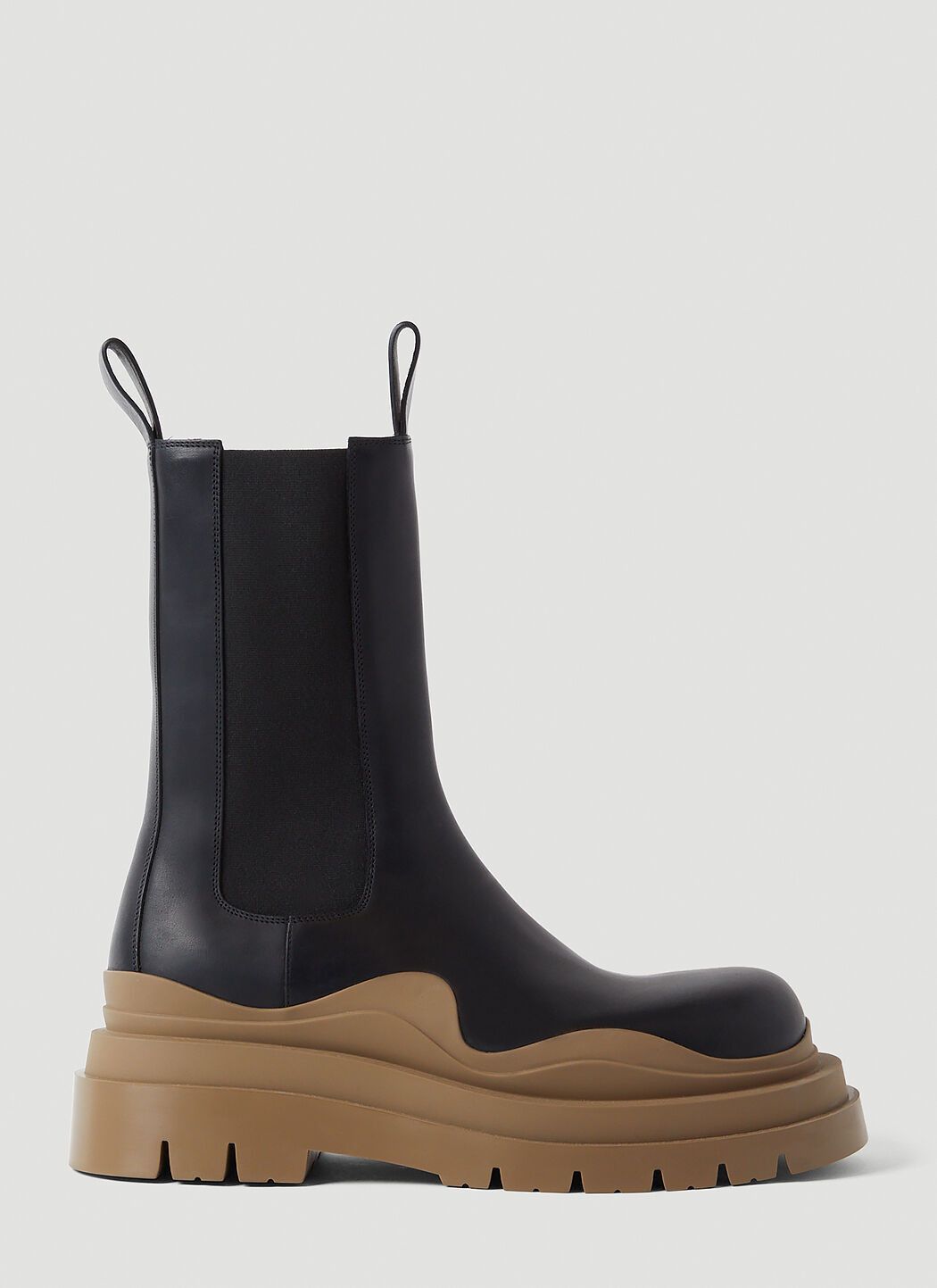 Bottega Veneta o1bcso1str0824 Tire Chelsea Boot in Brown/Black Size US 7.5 / EU 40-41 - 1 Thumbnail