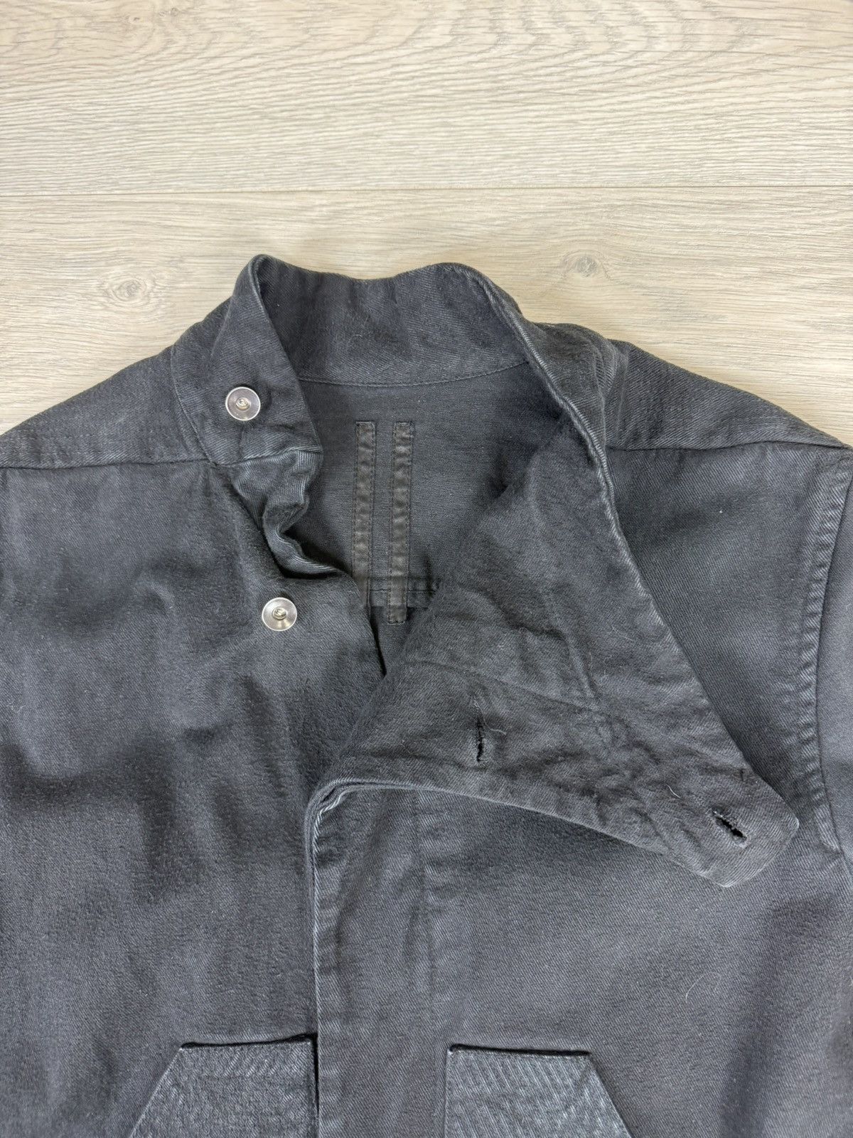 Rick Owens Drkshdw Rick Owens Drkshdw Garment Washed Cotton Prisoner Jacket Size US XL / EU 56 / 4 - 9 Thumbnail