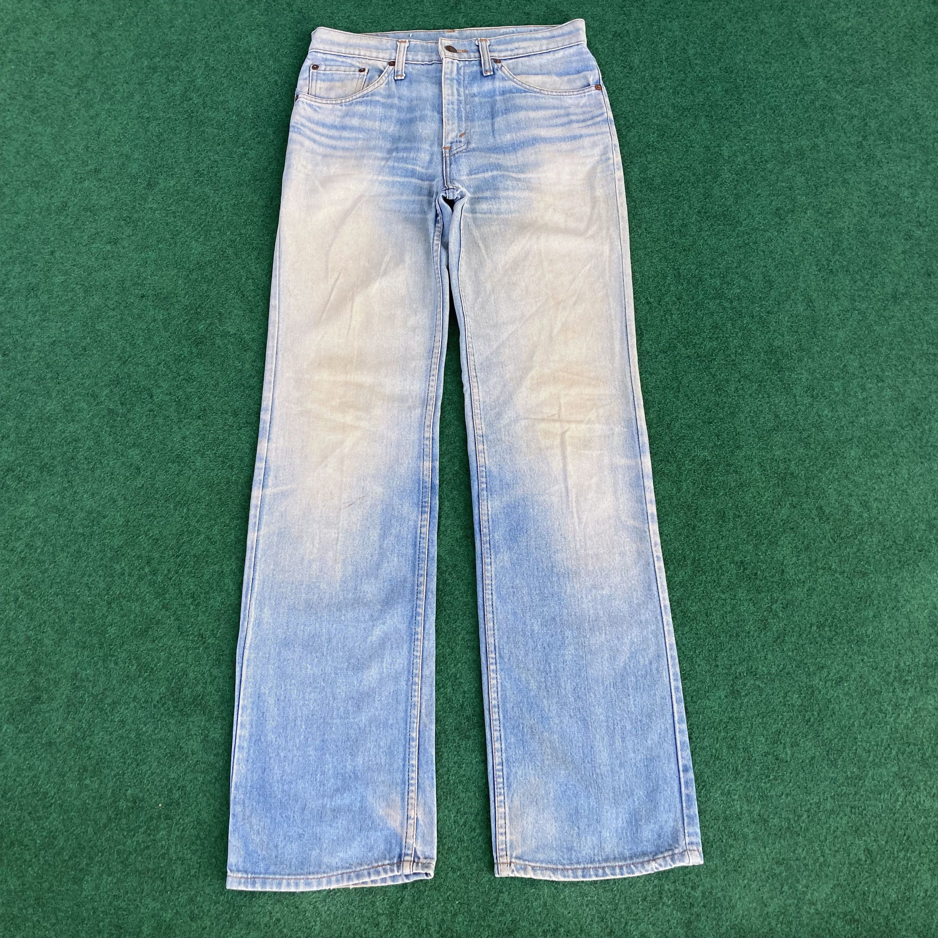 Levi's × Vintage Vtg Levis 505 Denim Ripped 90s Punk Jeans Size US 30 / EU 46 - 1 Thumbnail
