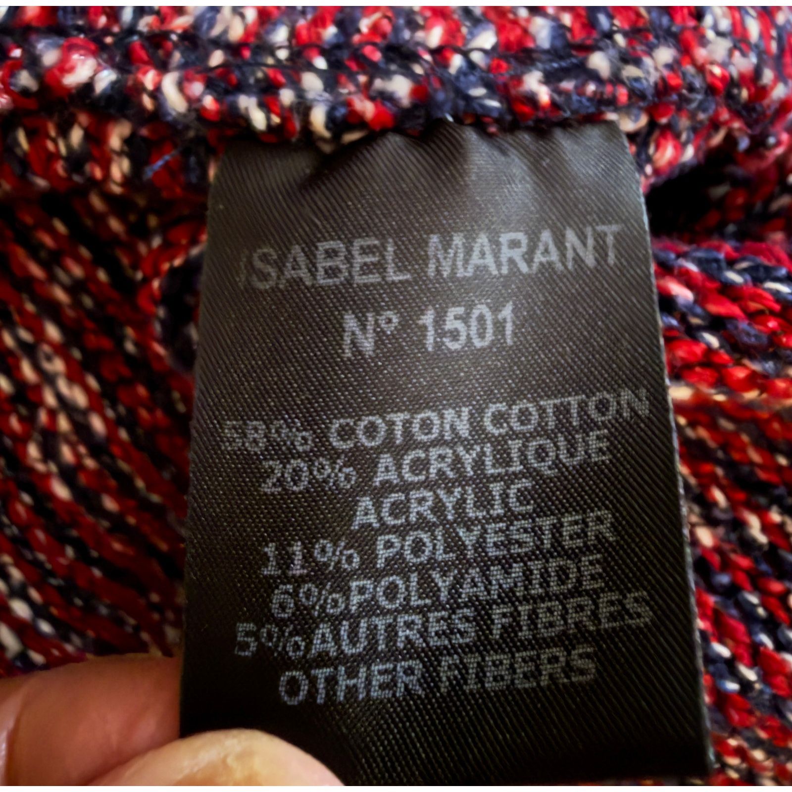 Isabel Marant Etoile Isabel Marant Etoile Ariana Tweed Boucle Jacket $450 size 42 Size L / US 10 / IT 46 - 11 Thumbnail