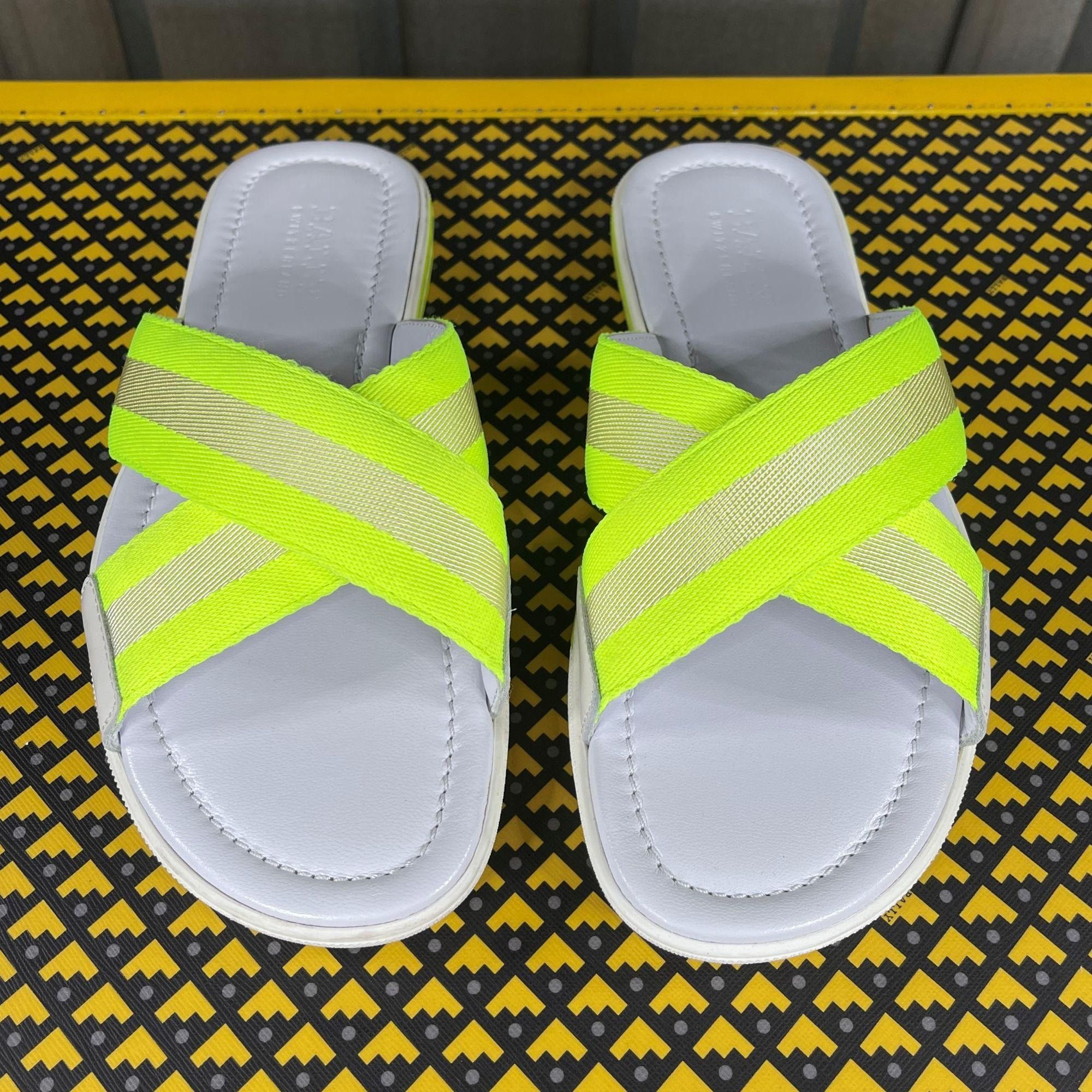 Bally Bally Bonks Yellow Synthetic Fabric Sandals US 7 Size US 7 / EU 40 - 2 Thumbnail