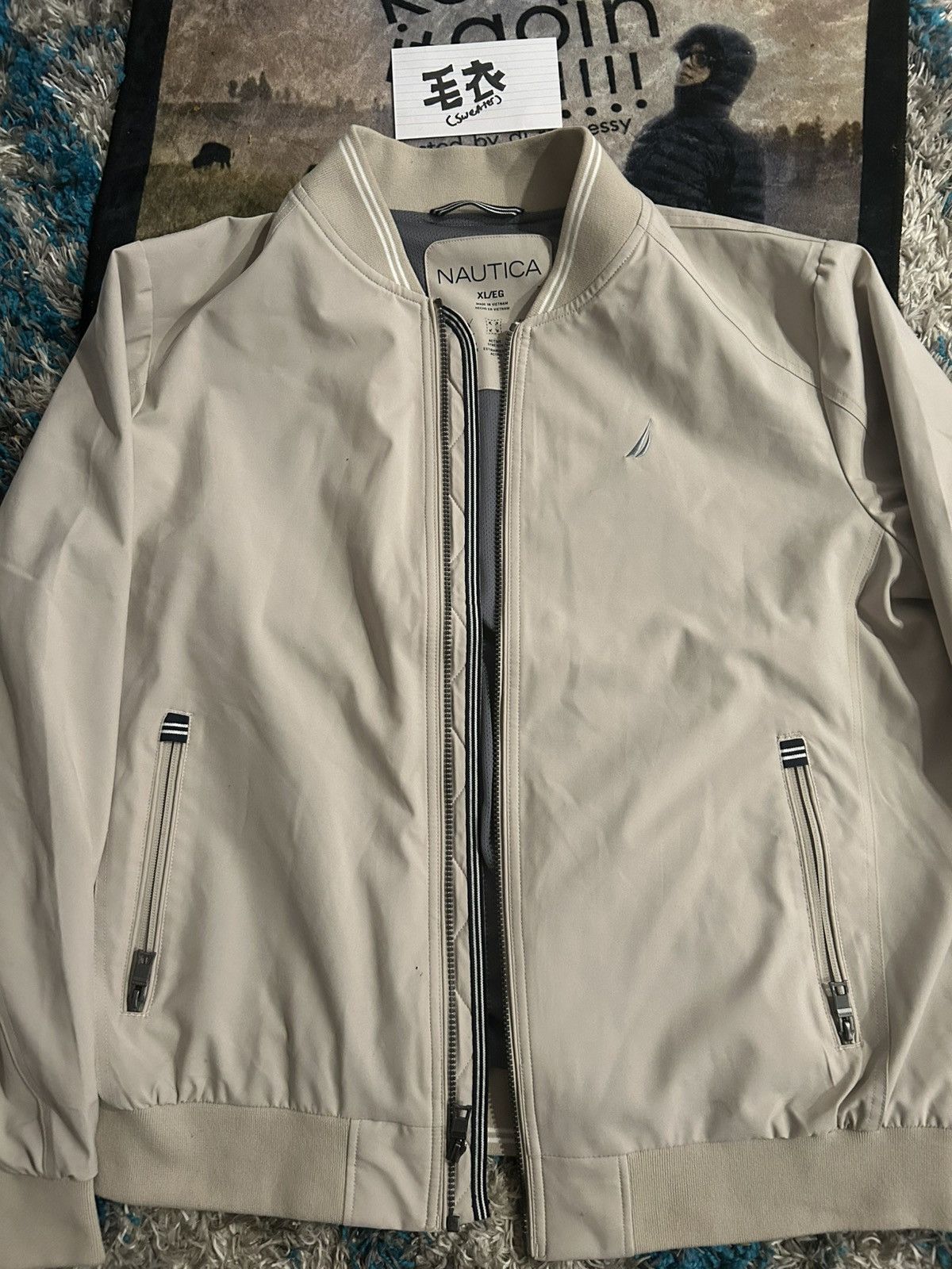 Nautica Nautica Bomber Jacket Size US XL / EU 56 / 4 - 2 Thumbnail