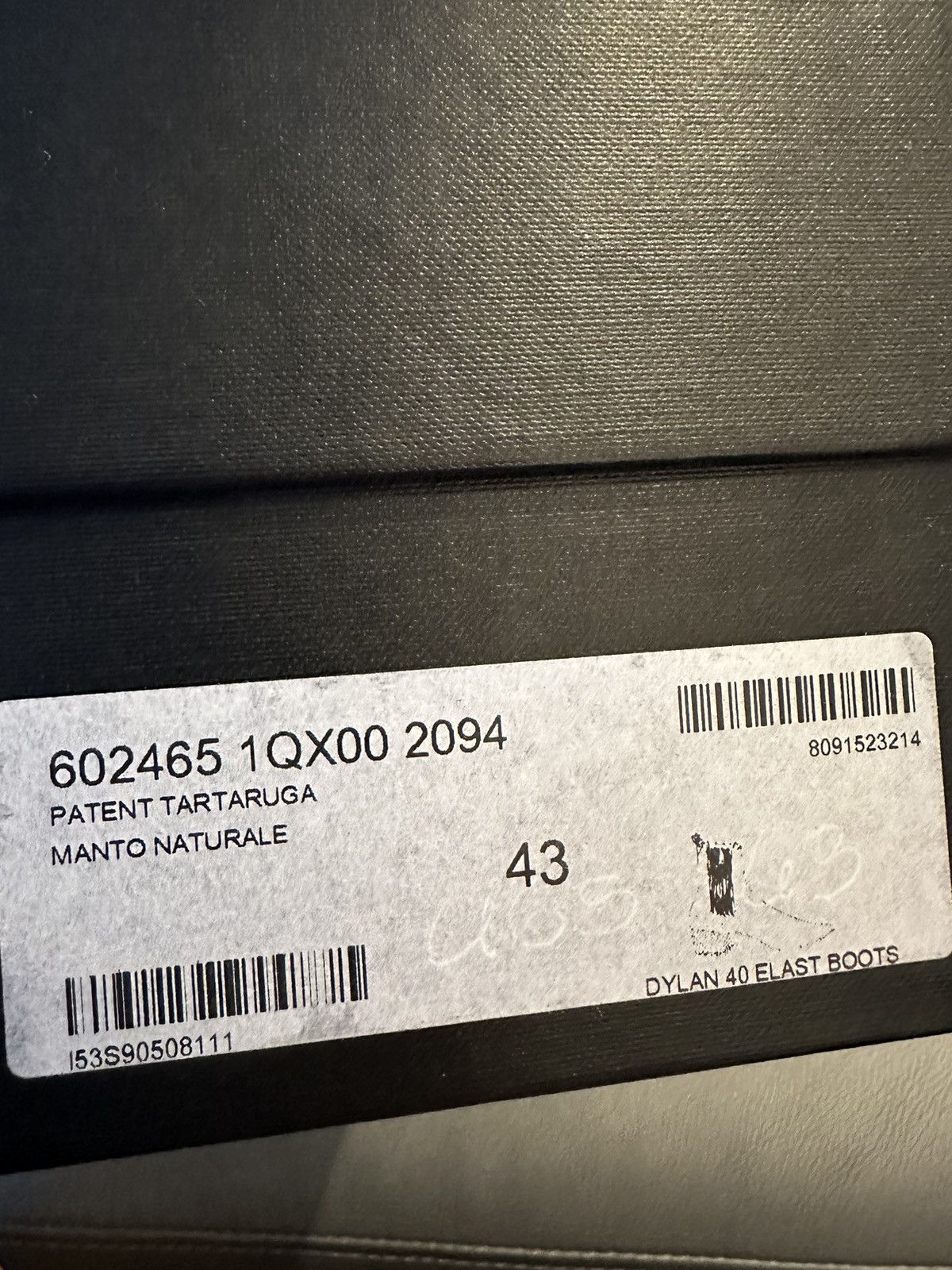 Saint Laurent Paris Brand NEW Runway Dylan 40 Patent Leather Boots Size US 10 / EU 43 - 6 Thumbnail