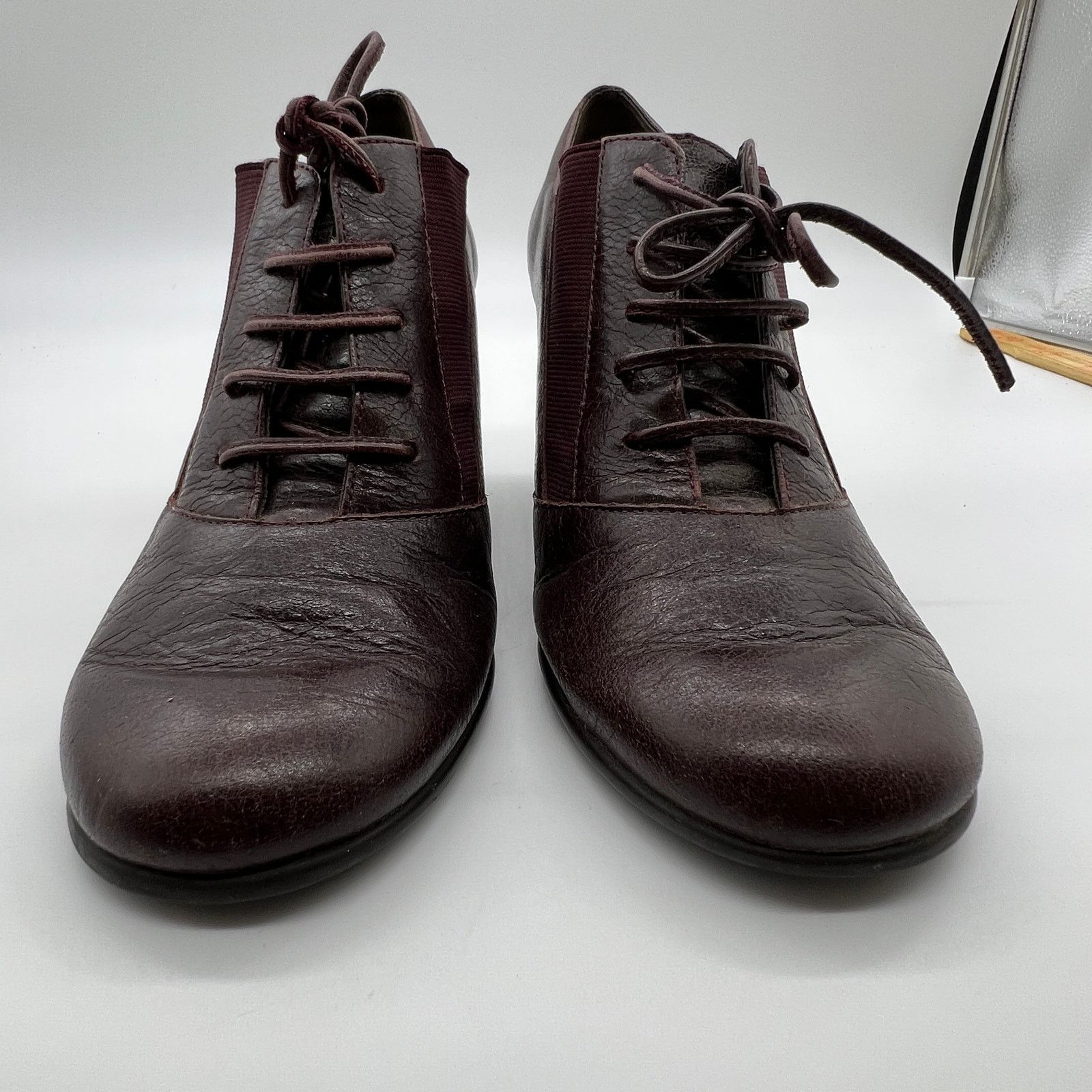 Other Aerosoles Ankle Heel Boots Size 8.5 Red Leather Upper Size US 8.5 / IT 38.5 - 7 Thumbnail