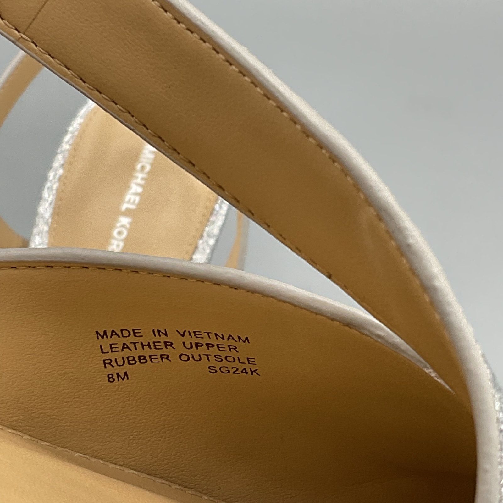 Michael Kors Michael Kors Women’s Jaida Slingback Pumps Silver Size 8 Size US 8 / IT 38 - 6 Thumbnail