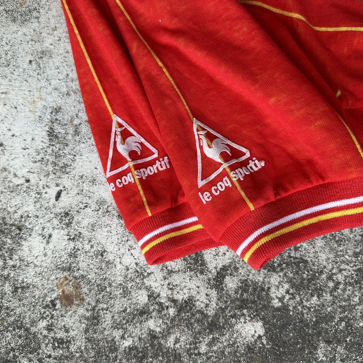 Bicycle 80s Le Coq Sportif Olympic Cycling racing Jersey USA Shirt Size US L / EU 52-54 / 3 - 5 Thumbnail