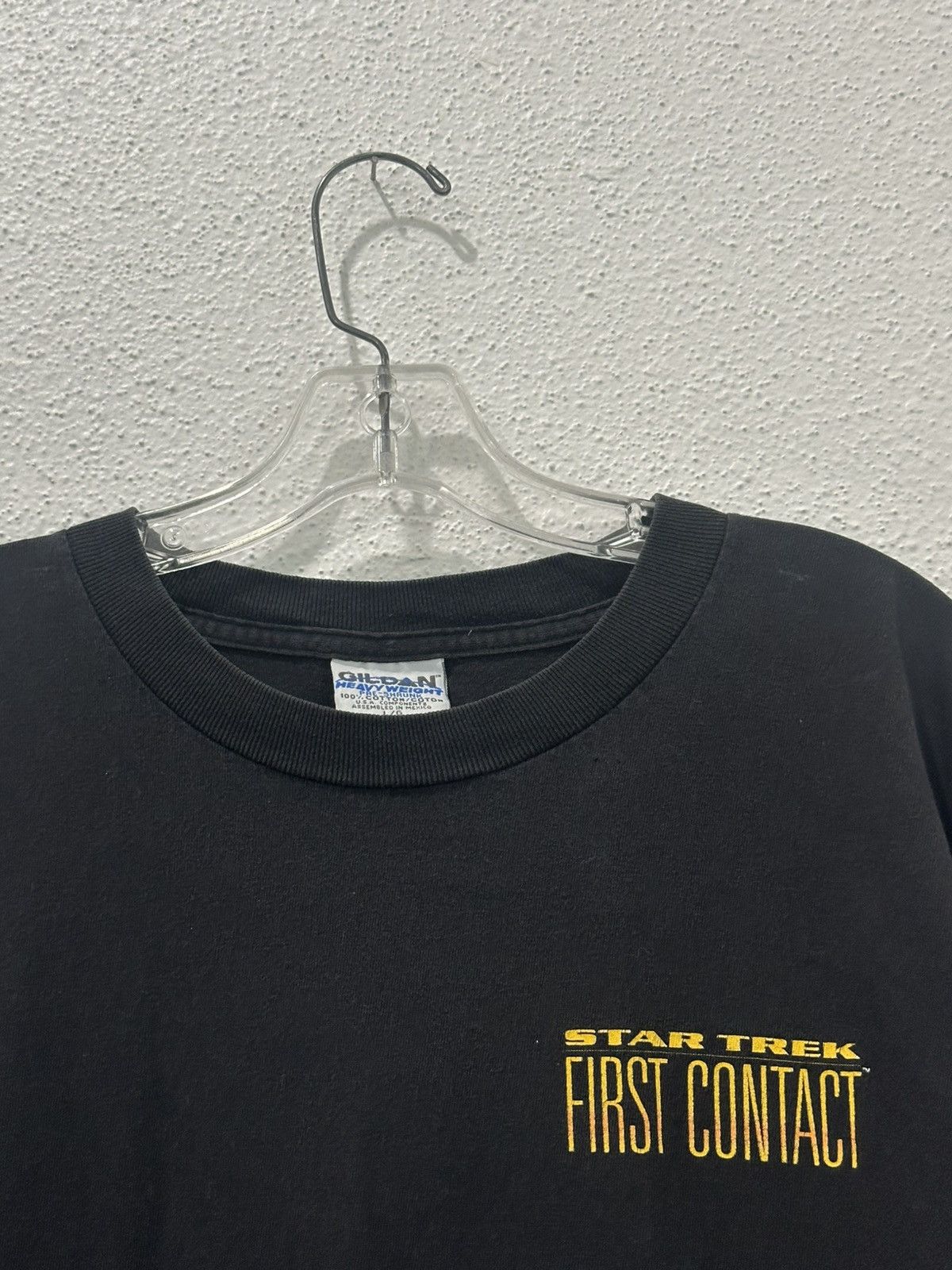 Star Wars Vintage 90s Star Trek First Contact 1996 Movie Promo Tee L Size US L / EU 52-54 / 3 - 6 Thumbnail