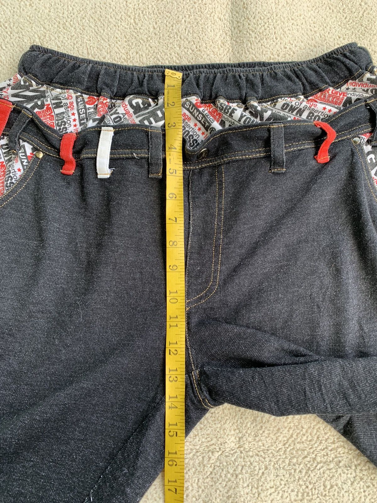 Japanese Brand × Vintage vtg y2k fogaty house double waist denim short pants Size US 35 - 12 Thumbnail