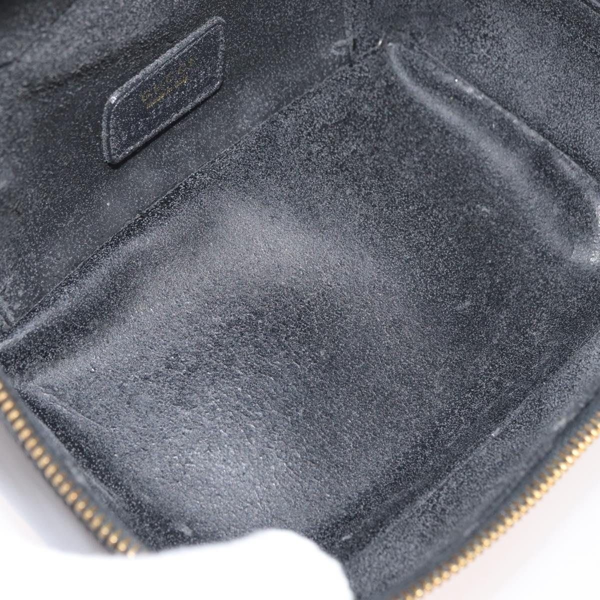 Gucci Gucci Bamboo Patent Leather Vanity Handbag Gray Size ONE SIZE - 7 Thumbnail