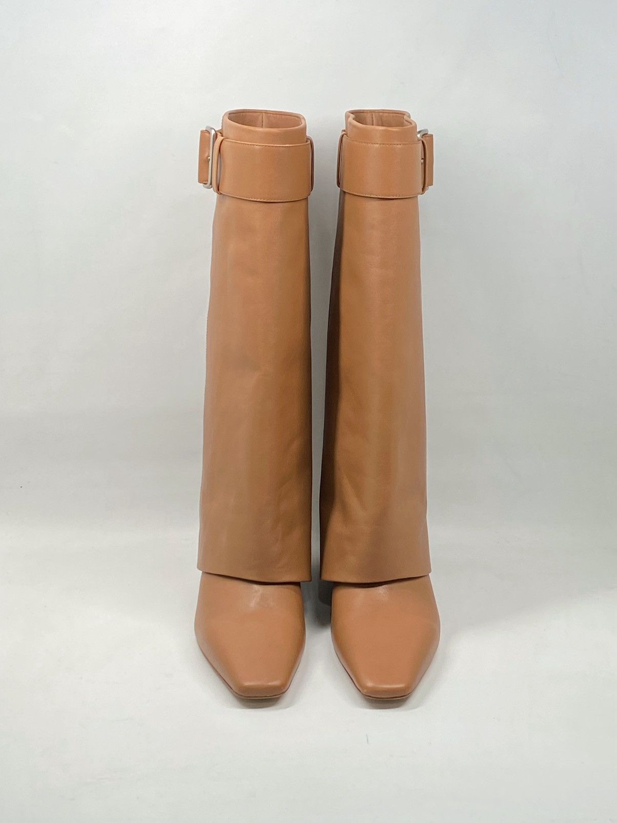 Simkhai Simkhai Belted Foldover Wedge Boots size 39 Size US 9 / IT 39 - 3 Thumbnail