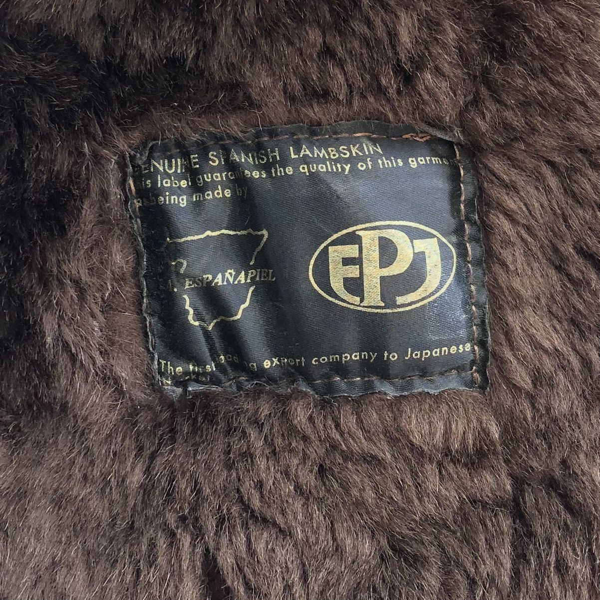 Genuine Leather S.A. ESPANAPIEL FAUX FUR & LEATHER SHERLING FASHION JACKET Size M / US 6-8 / IT 42-44 - 15 Thumbnail