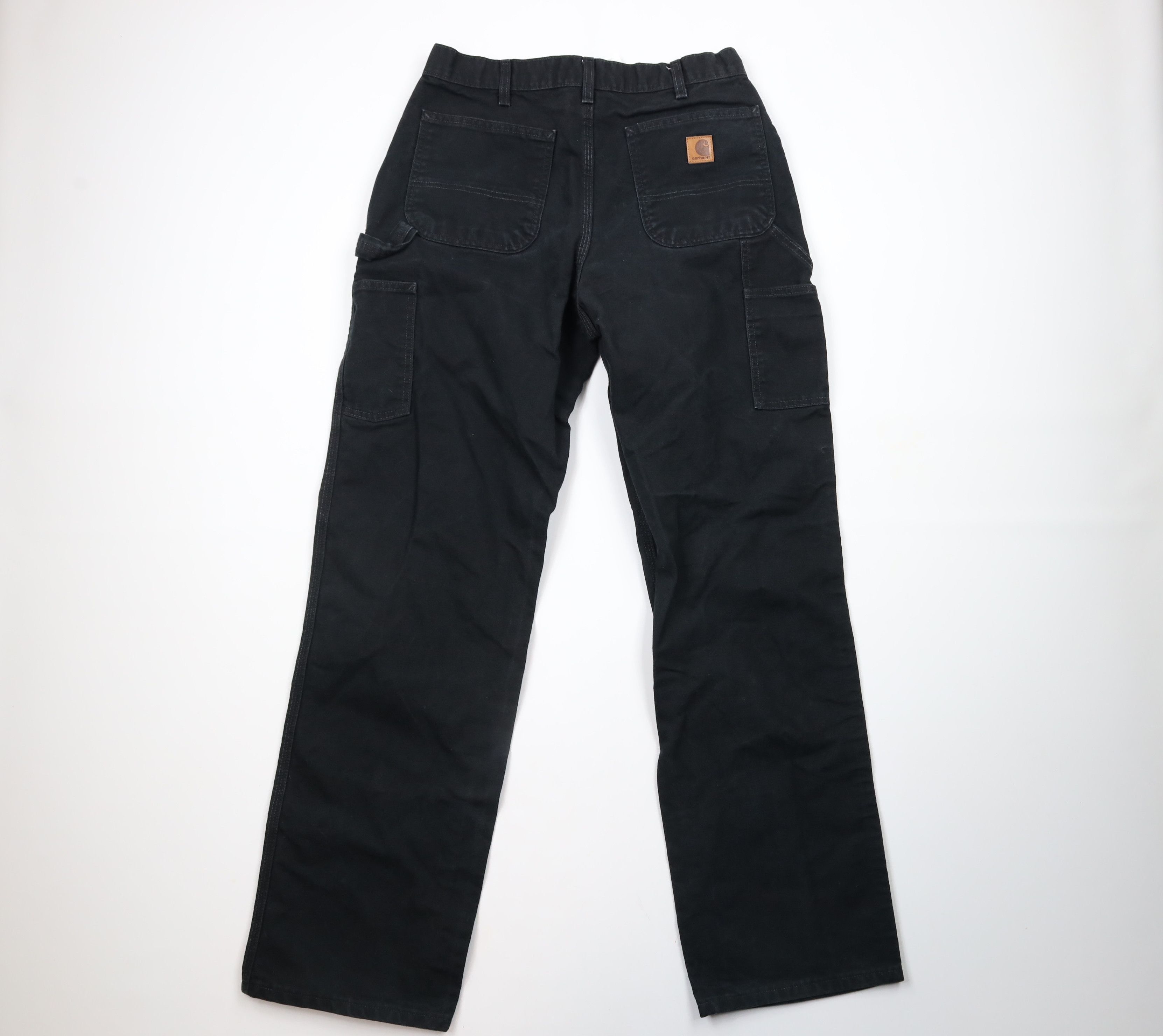 Carhartt × Vintage Vintage Carhartt Out Loose Original Fit Canvas Pants Black Size US 33 - 7 Thumbnail