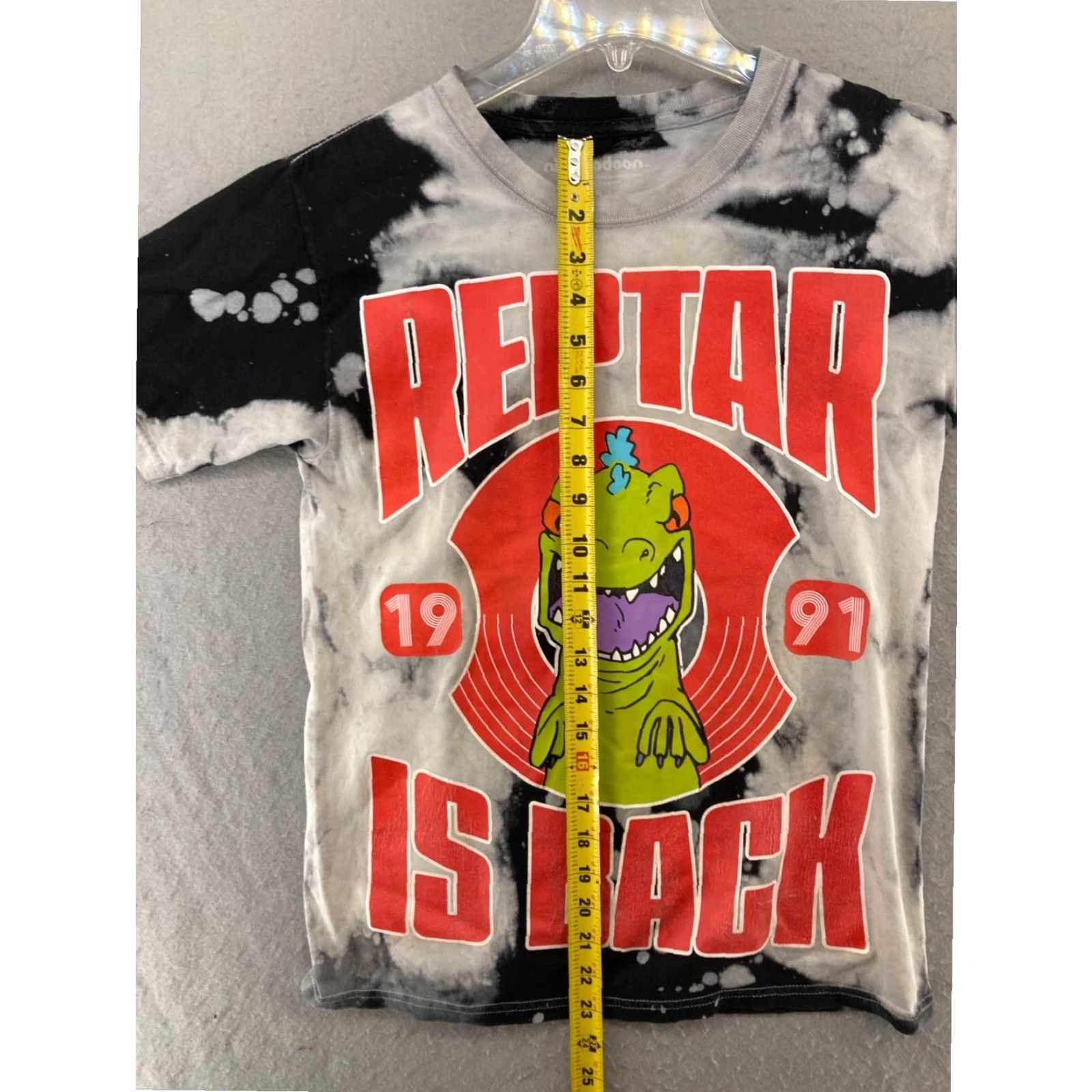 Nickelodeon Nickelodeon Reptar Graphic T-Shirt Adult Small Black Gray 90s Cartoon Size US S / EU 44-46 / 1 - 3 Thumbnail