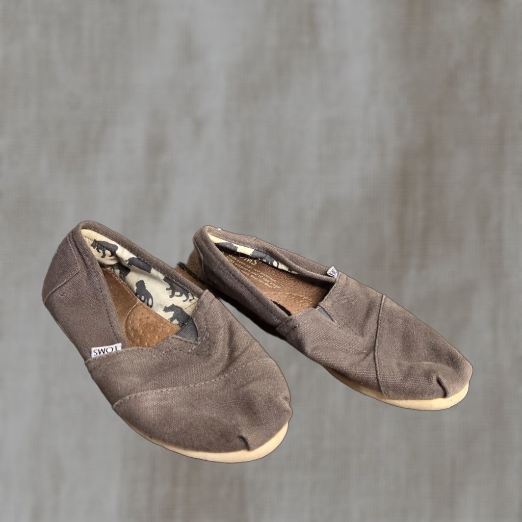 Toms TOMS Alpargata Canvas Slip-On Ash Brown Adult Women’s Size 6 Flats Size US 6.5 / IT 36.5 - 1 Thumbnail