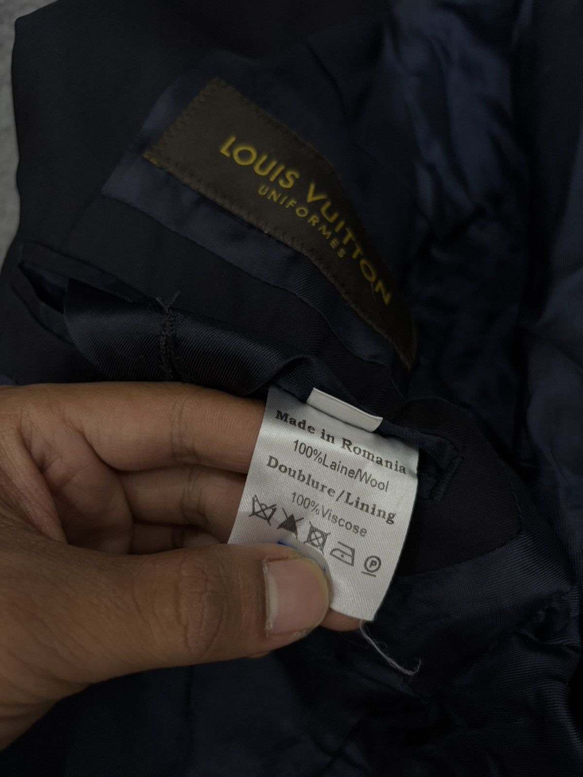 Louis Vuitton Louis Vuitton Blazer Size 44S - 6 Thumbnail