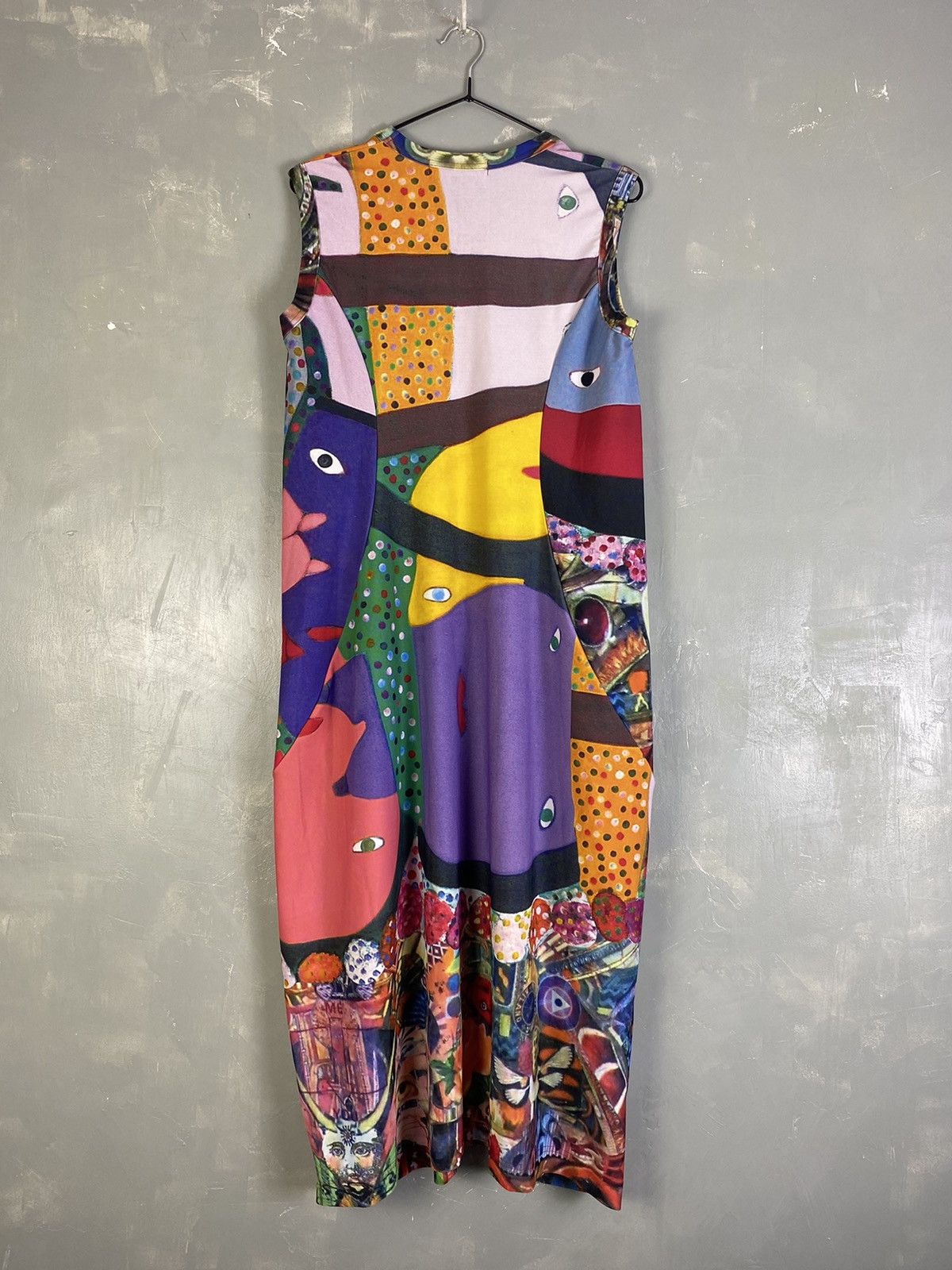 Comme des Garcons CDG SS18 “Artwork by Serge Vollin” Printed Dress Size S / US 4 / IT 40 - 10 Thumbnail