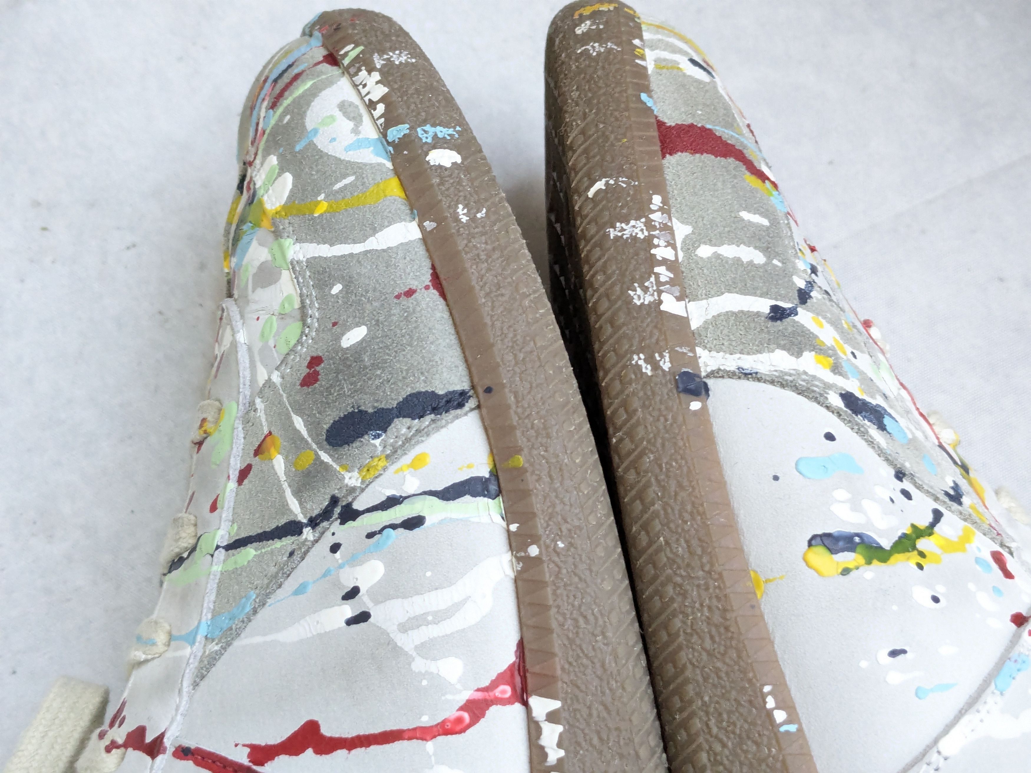 Maison Margiela Maison Margiela Replica GAT 10.5 43.5 Paint Splatter Low Size US 10.5 / EU 43-44 - 13 Thumbnail
