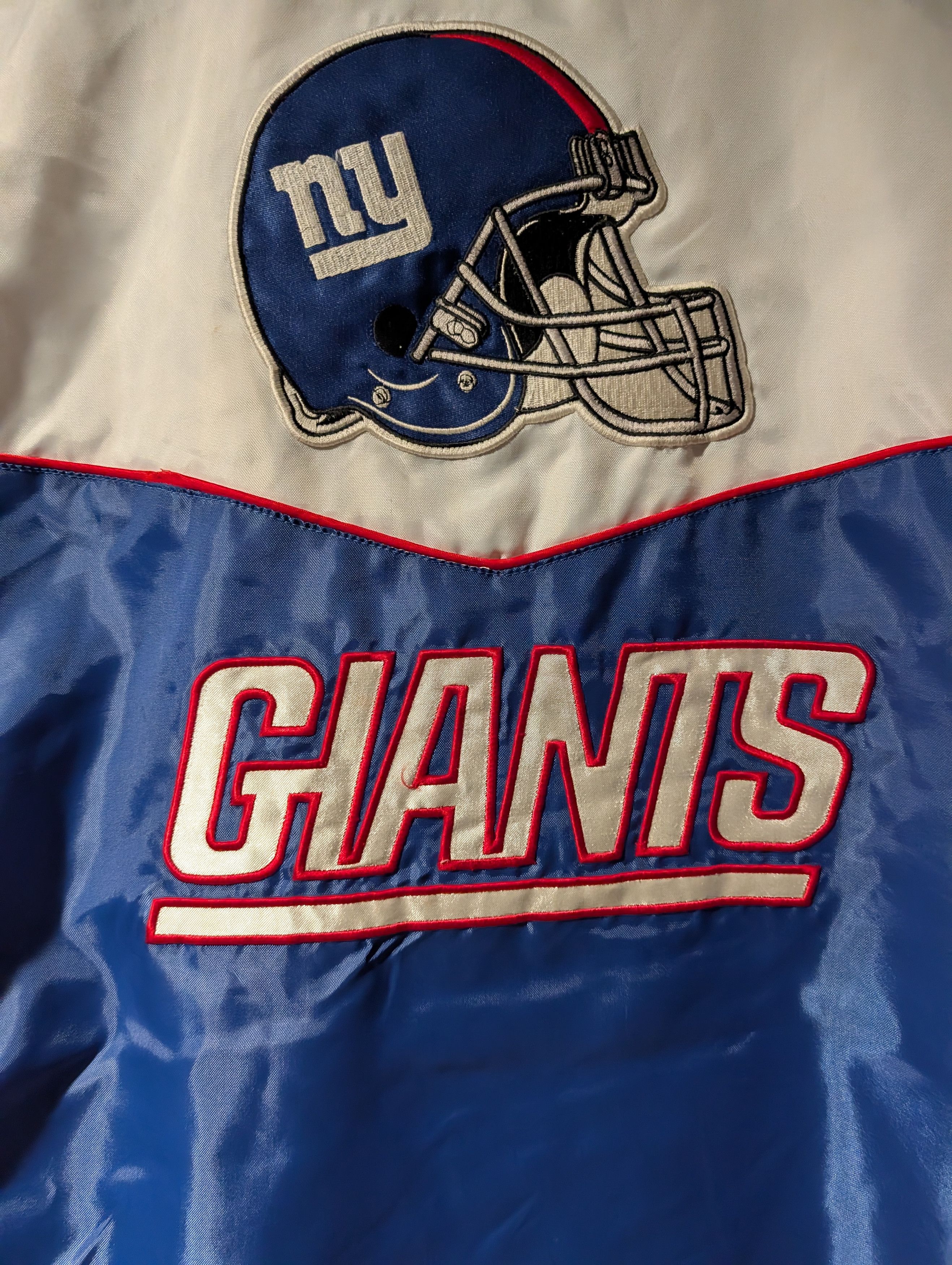 NFL Vtg New York Giants NFL Reversible Fleece Hooded Jacket Size US L / EU 52-54 / 3 - 2 Thumbnail