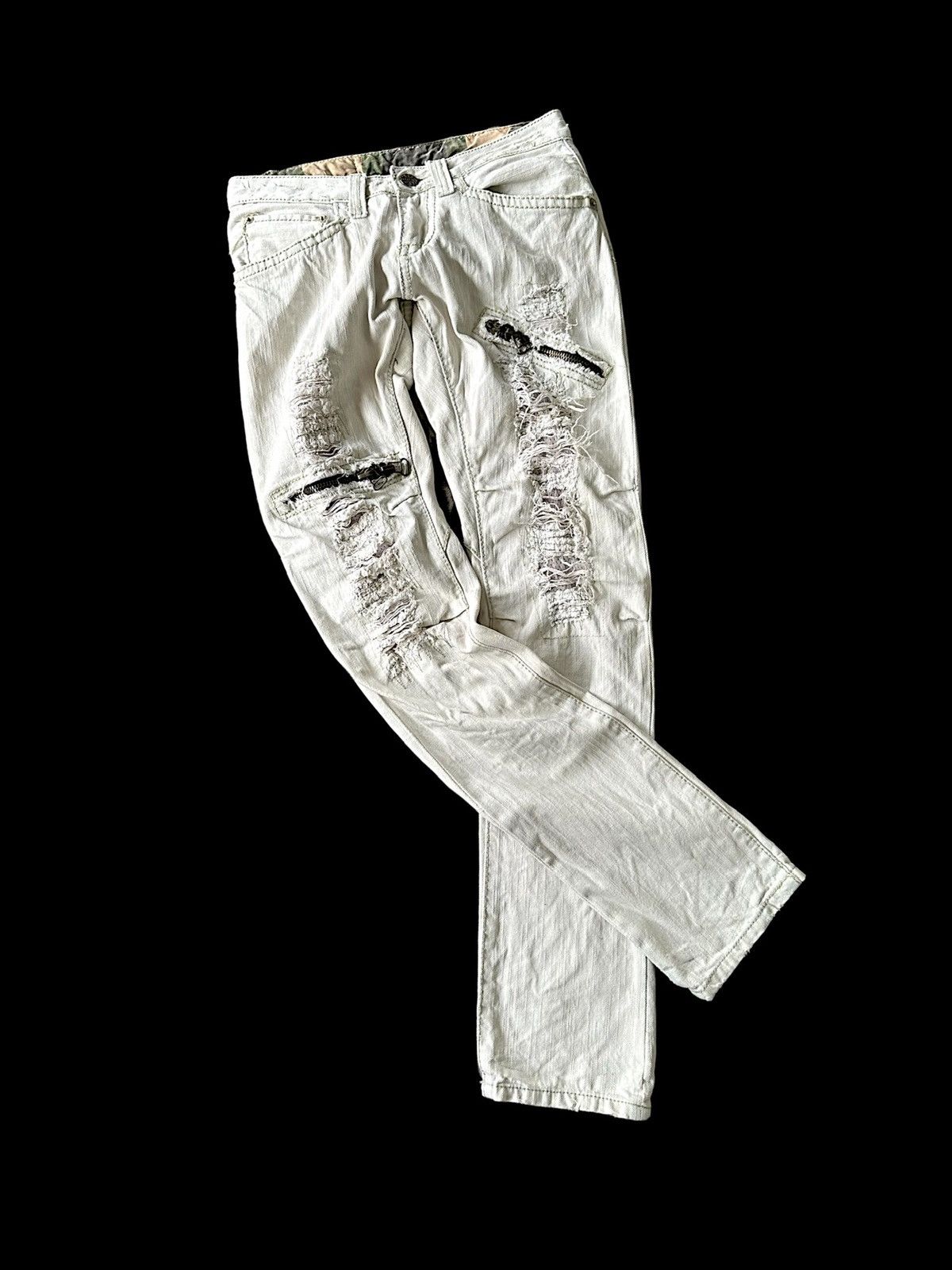 14th Addiction Y2k Solberry gothic j-rock distressed denim Size US 30 / EU 46 - 4 Thumbnail