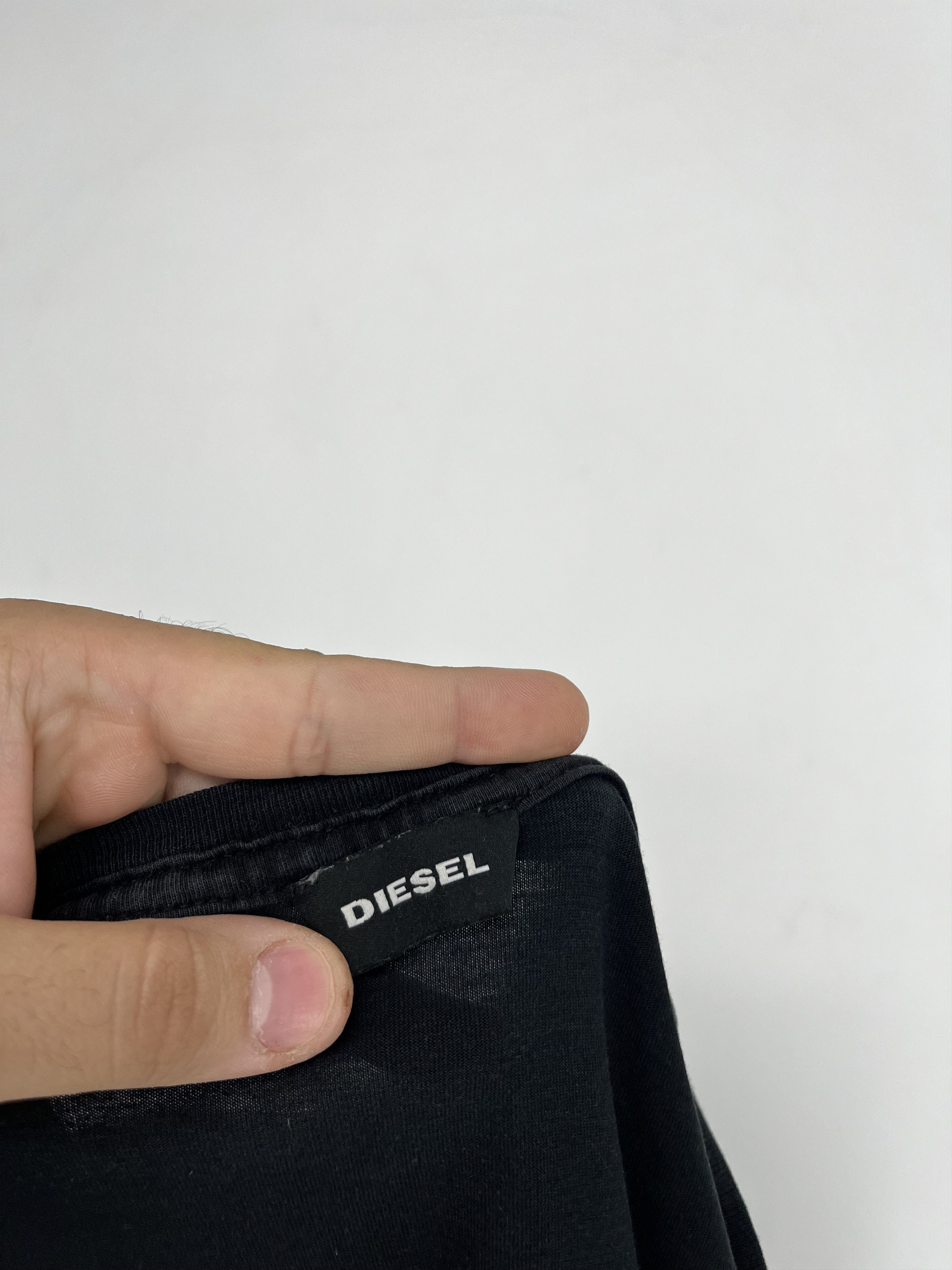 Diesel × Vintage Vintage 90s Diesel Printed Logo Faded T-Shirt Avant Garde Size US L / EU 52-54 / 3 - 10 Thumbnail