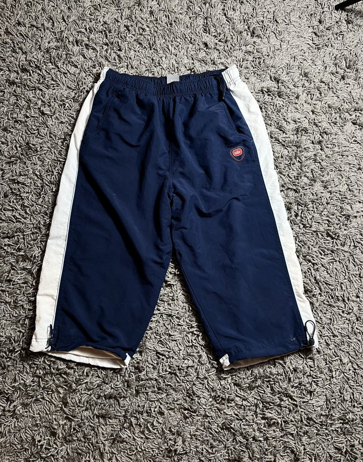 Nike × Vintage NIKE VINTAGE 00s BREECHES SHORTS Y2K Size US 34 / EU 50 - 1 Thumbnail
