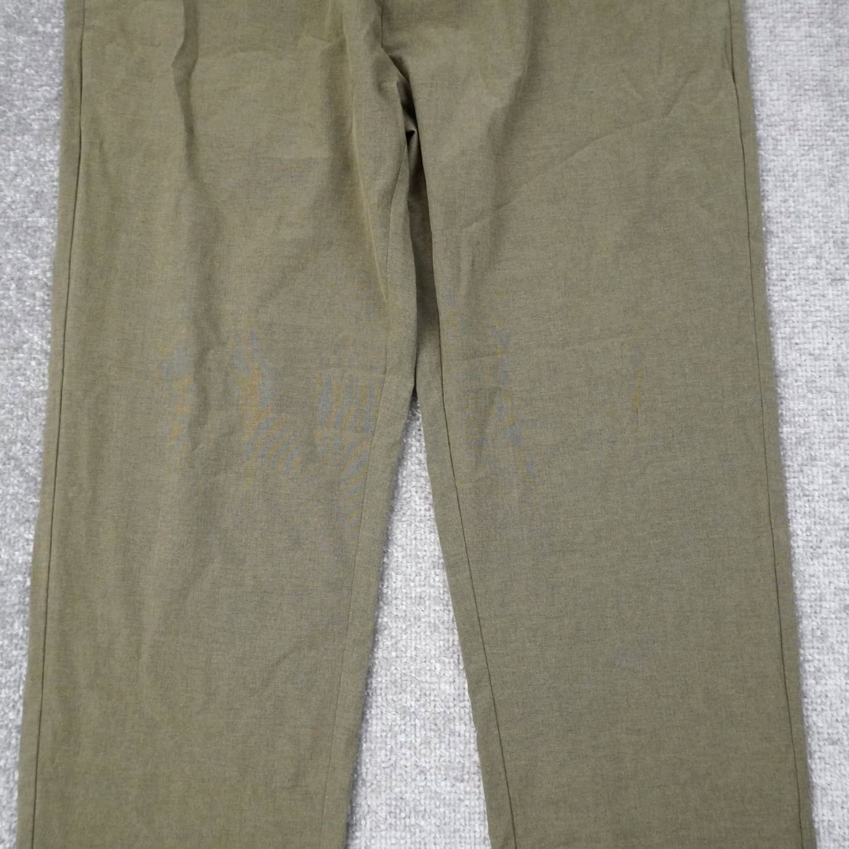 Vintage Linksoul Performance Golf Pants Mens 35x29 Olive Straight Leg Size US 35 - 7 Thumbnail