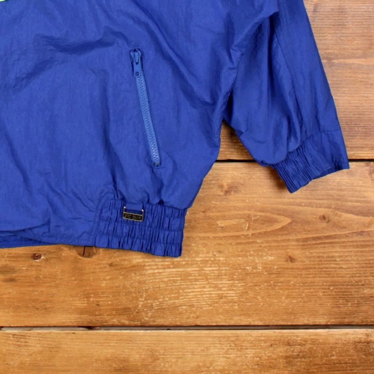 Vintage VINTAGE Progear Windbreaker Jacket Womens M Blue Nylon 1/4 Zip 80s Neon Pullover Size M / US 6-8 / IT 42-44 - 8 Thumbnail