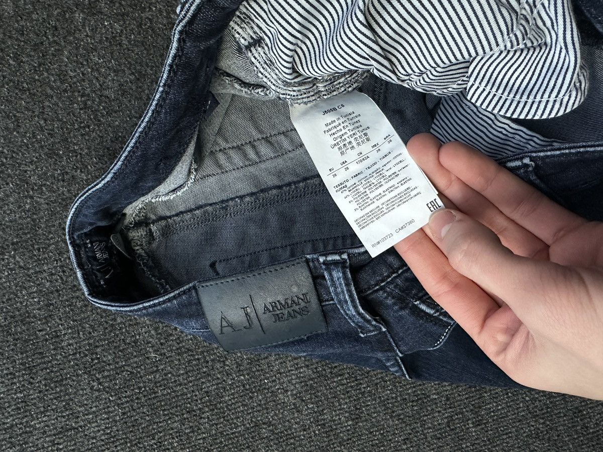 Armani 🚨Y2K WOMEN ARMANI JEANS WITH LOGO AVANT GARDE DENIM PANTS Size 26" / US 2 / IT 38 - 9 Thumbnail