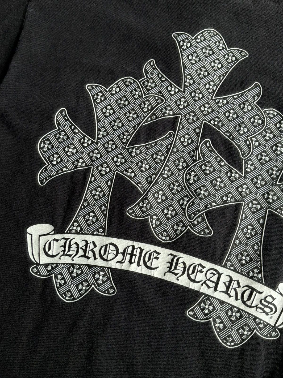 Chrome Hearts Rare Vintage - Triple Cross Monogram Tee Size US M / EU 48-50 / 2 - 4 Thumbnail
