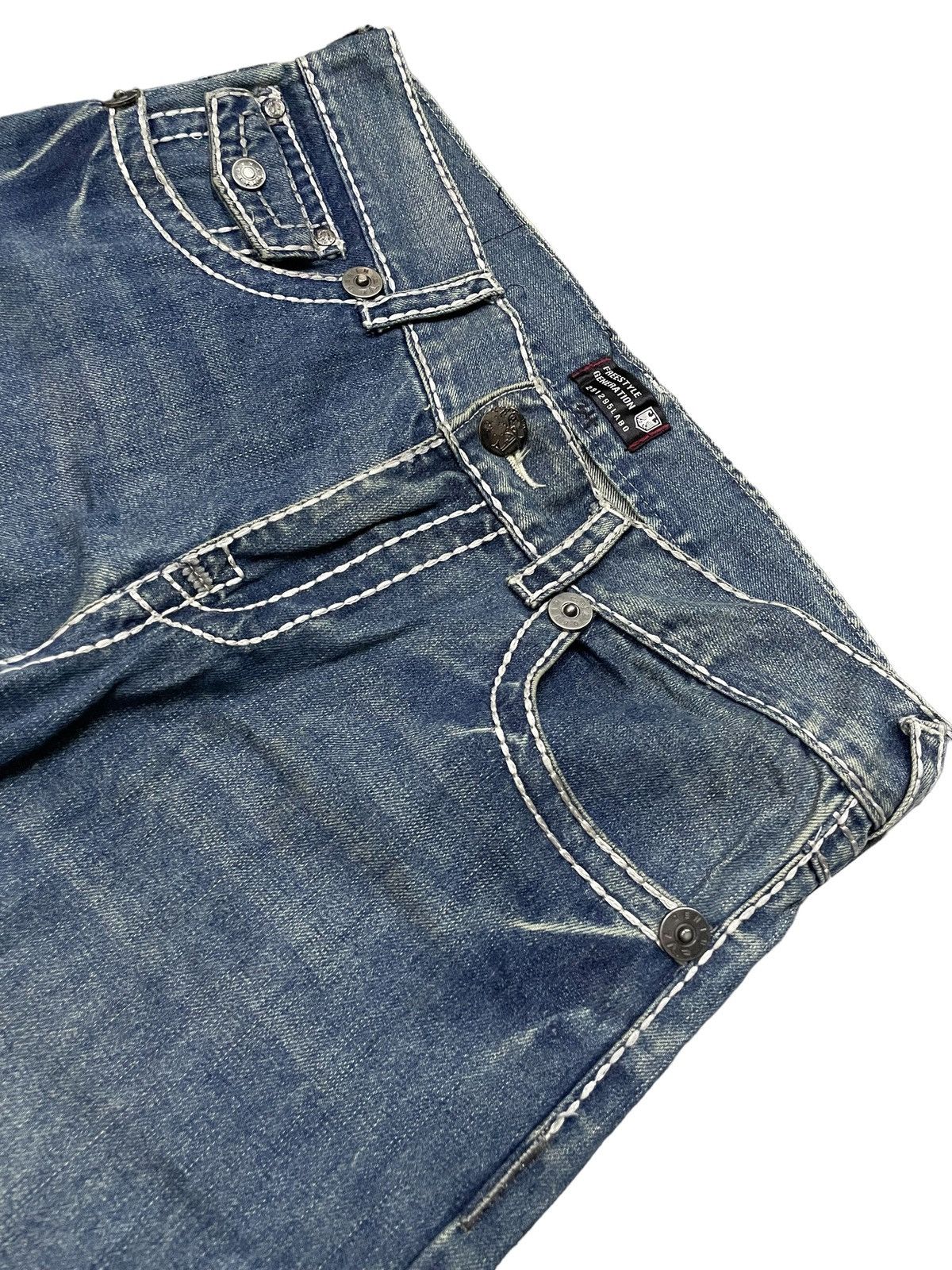 20471120 291251 Laboratory Heavy Stitch Flared Jeans Size US 32 / EU 48 - 6 Thumbnail