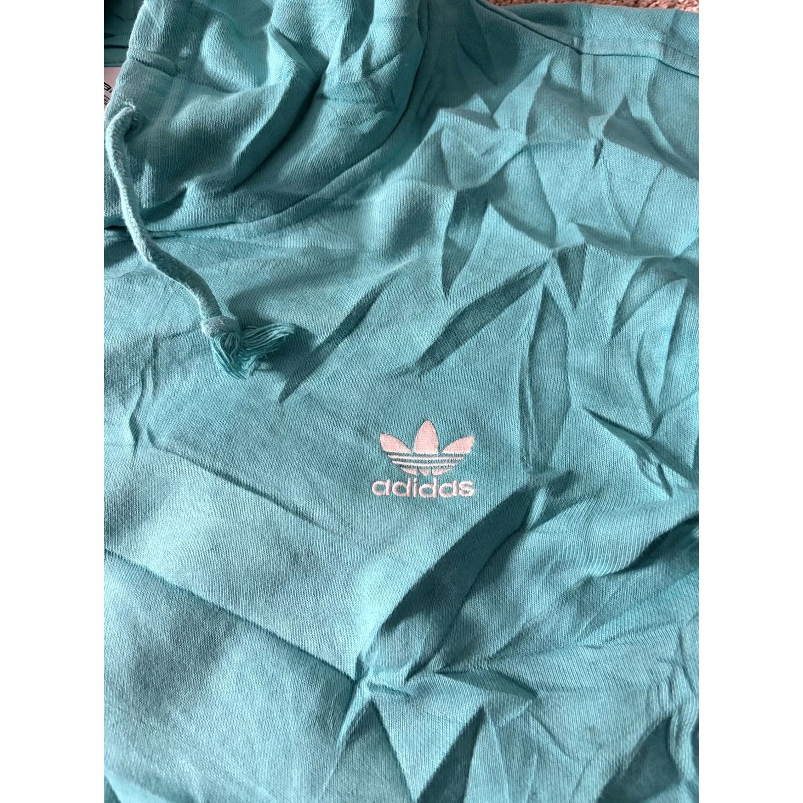 Adidas Adidas Originals Hoodie Mens XL Blue Fleece Pullover Trefoil Logo Sweatshirt Size US XL / EU 56 / 4 - 4 Thumbnail