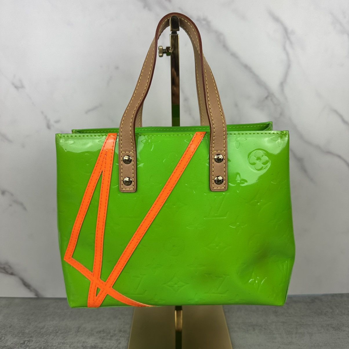 Louis Vuitton Louis Vuitton Green Vernis Reade PM Limited Edition Size ONE SIZE - 4 Thumbnail