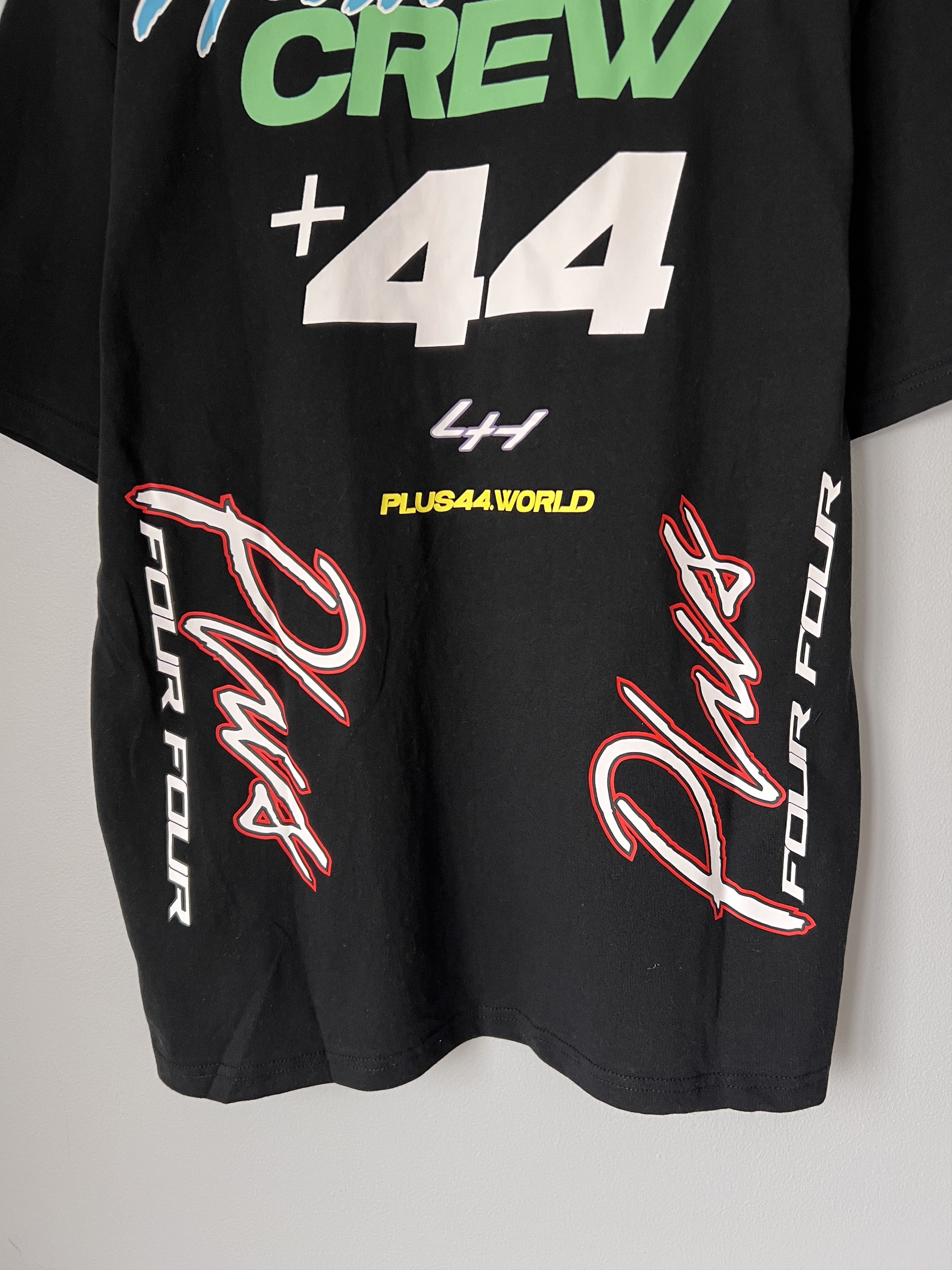 +44 +44 Lewis Hamilton Crew Tee in Black Size US XL / EU 56 / 4 - 5 Thumbnail