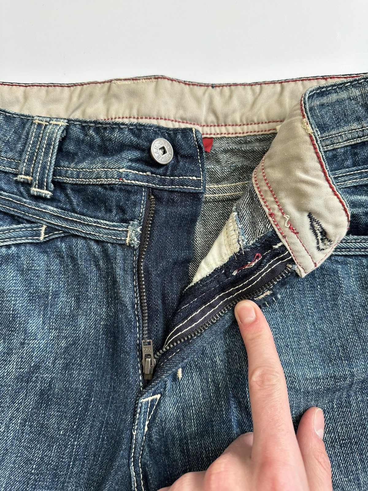 Japanese Brand × Marithe + Francois Girbaud × Vintage Marithe Francois Girbaud Jeans Blue Denim Size US 32 / EU 48 - 9 Thumbnail