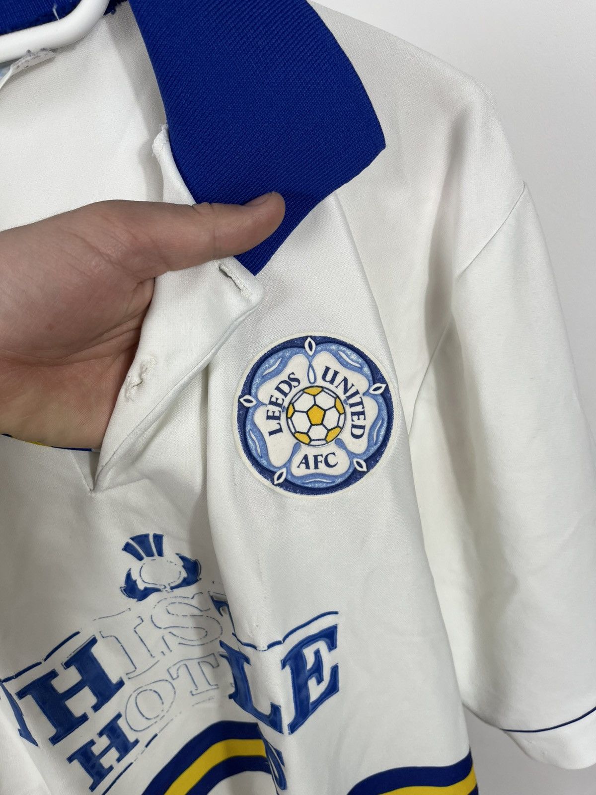 Asics Vintage Asics Leeds United AFC Football Shirt XL Made in UK Size US XL / EU 56 / 4 - 5 Thumbnail