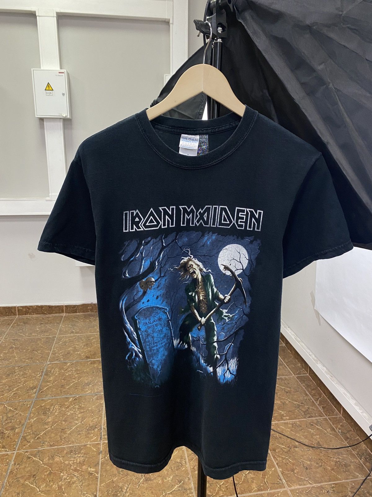 Iron Maiden 🇺🇸 ☠️ Vintage Y2K Iron Maiden Death Skull skeleton rare retro Size US M / EU 48-50 / 2 - 1 Thumbnail