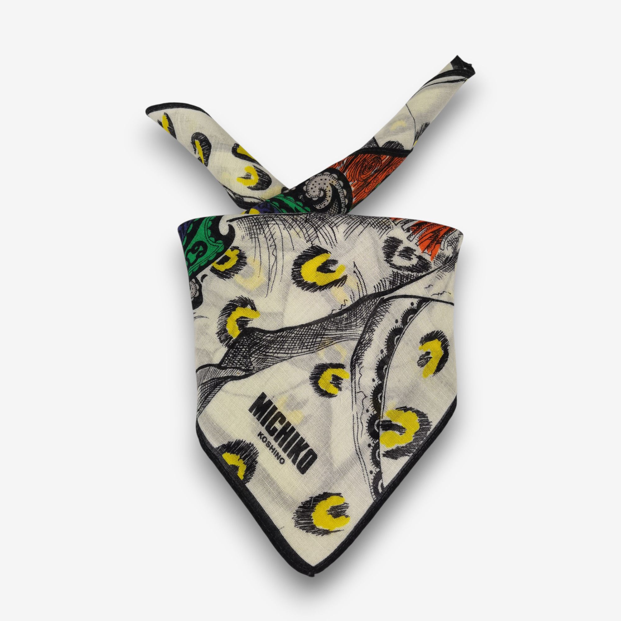 Michiko Koshino London Vintage Michiko London Handkerchief Neckerchief Bandana Size ONE SIZE - 4 Thumbnail