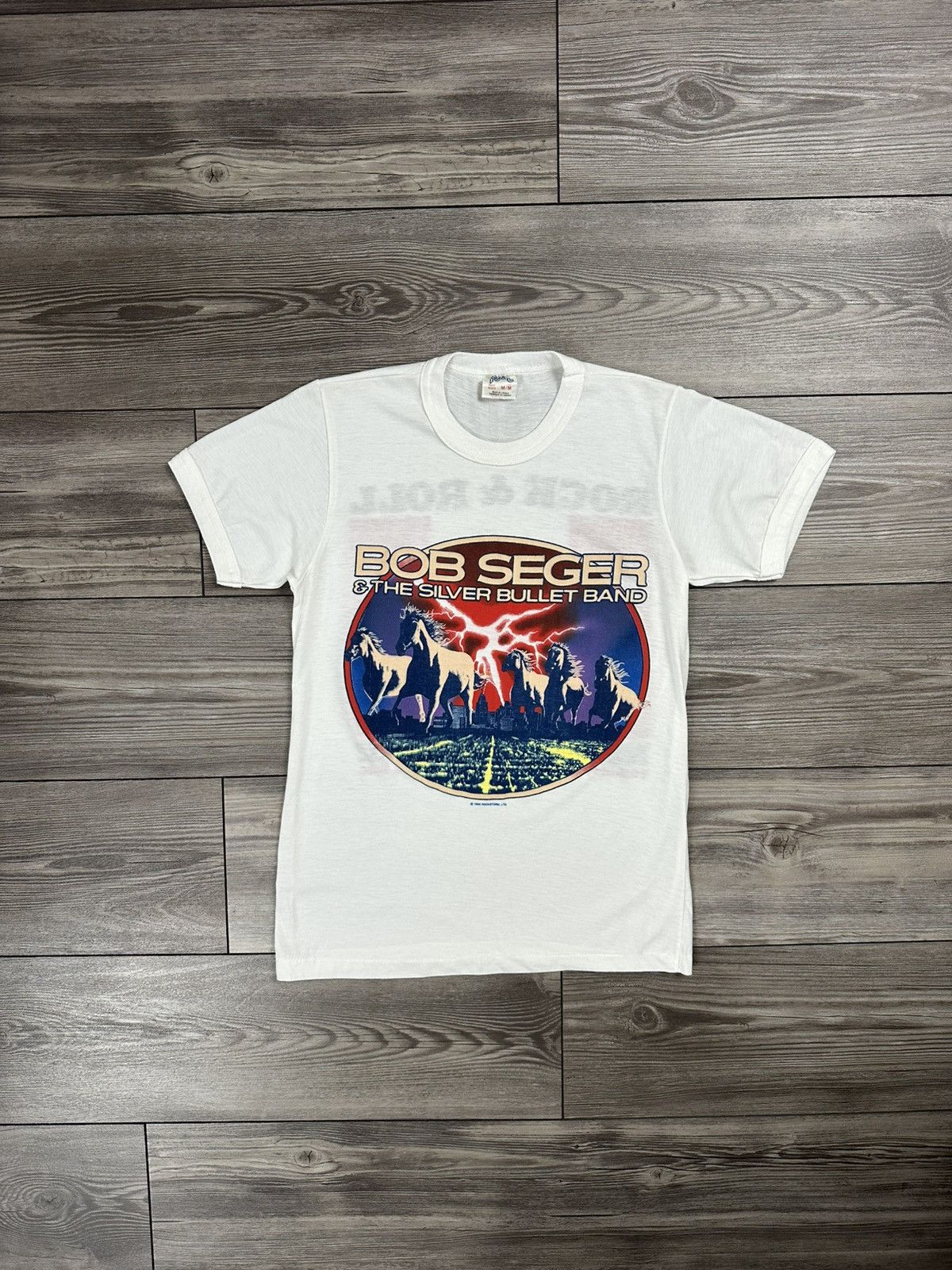 Band Tees 80’s Bob Seger & The Silver Bullet Band Ringer T Shirt Size US S / EU 44-46 / 1 - 1 Thumbnail