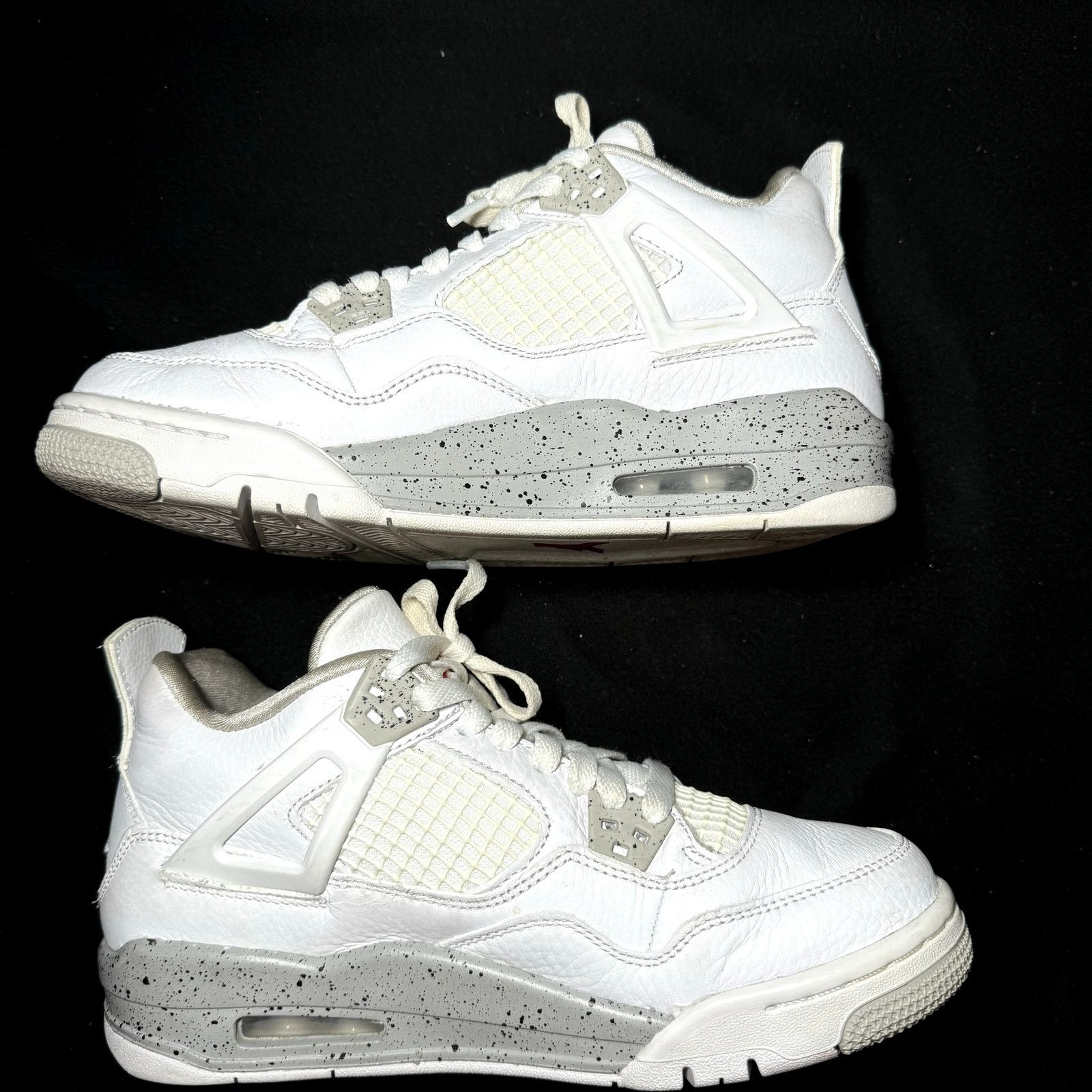 Jordan Brand × Nike Size 6 - Nike Air Jordan 4 Retro GS White Oreo Men's Shoes Size US 6 / EU 39 - 3 Thumbnail