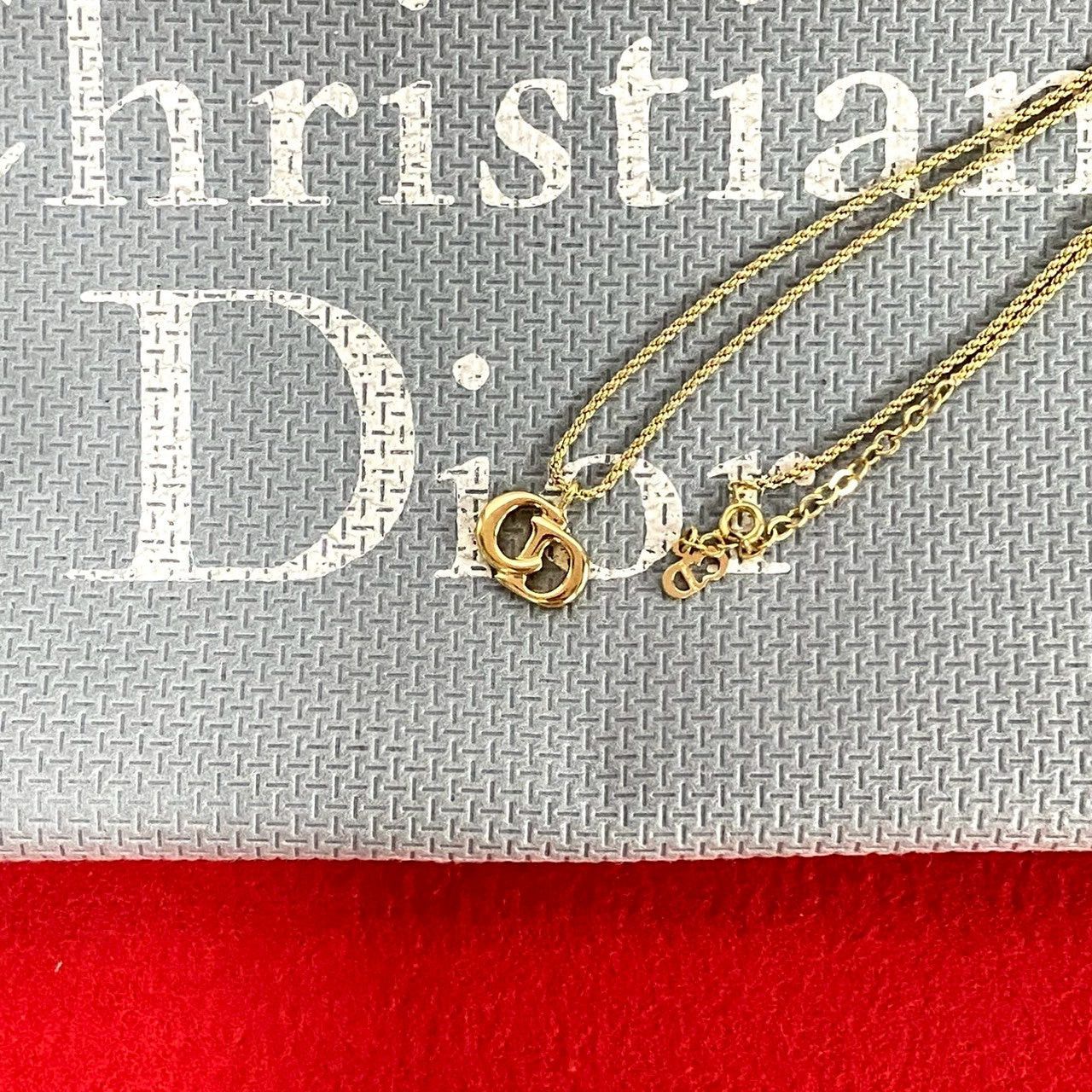 Dior Dior Necklace Gold Plated Size ONE SIZE - 1 Thumbnail