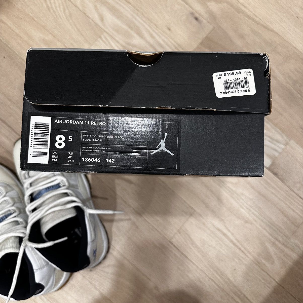 Jordan Brand Air Jordan 11 Columbia Size US 8.5 / EU 41-42 - 6 Thumbnail