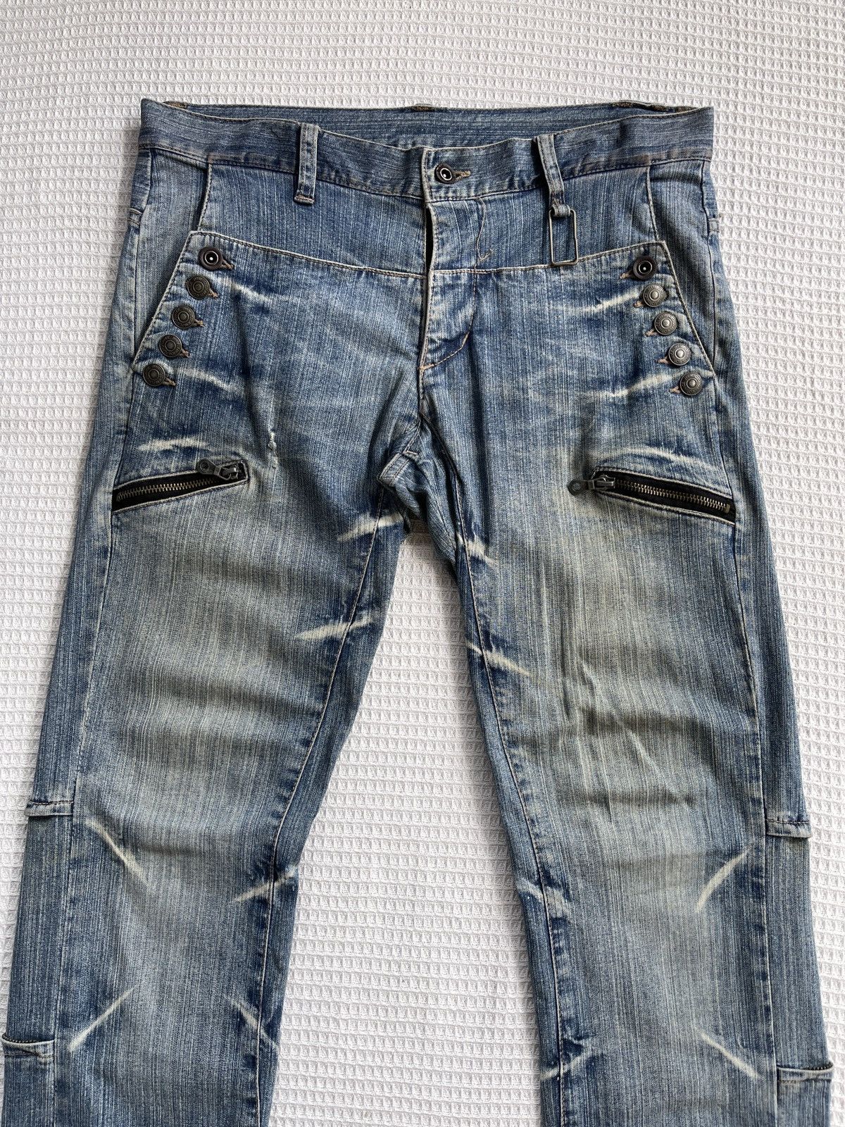 Hysteric Glamour LastDrop🔥Rare🔥PPFM Seditionaries Punk Design LightWash Denim Size US 34 / EU 50 - 4 Thumbnail